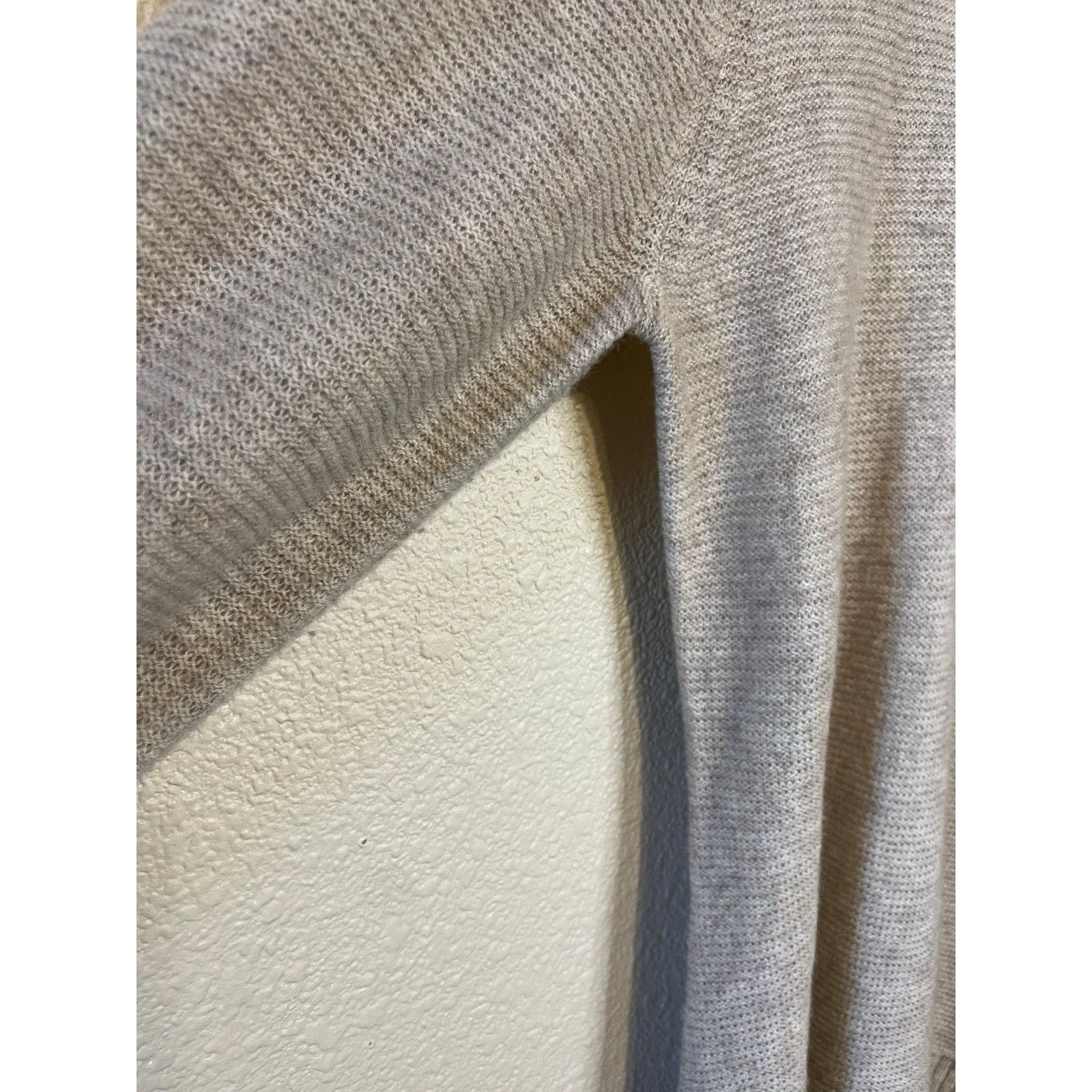 Other Philippe Le Bac Cashmere Gray Asymmetrical Hem Knit Sweater Size L / US 10 / IT 46 - 6 Thumbnail
