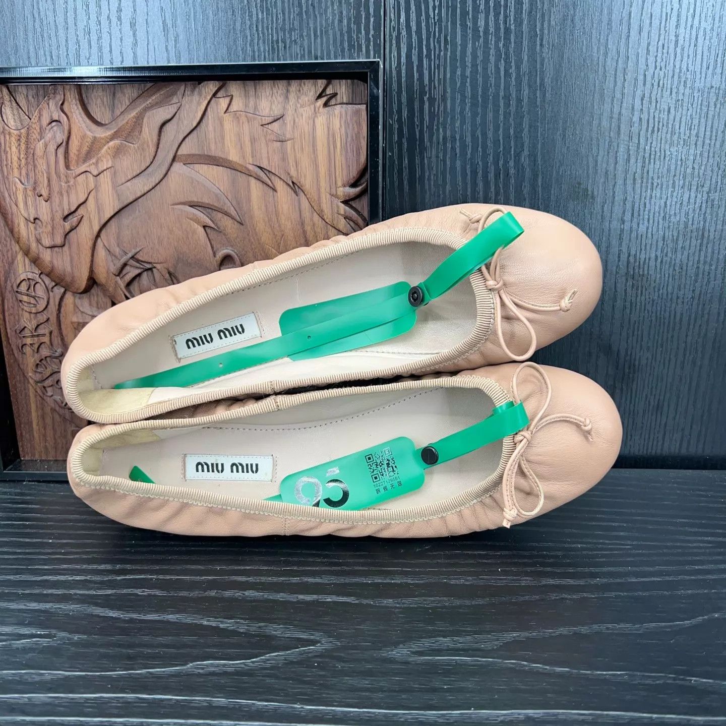 Miu Miu MIU MIU Round Toe Slip-On Blush Pink Ballet Flats 37 Size US 6.5 / IT 36.5 - 5 Thumbnail