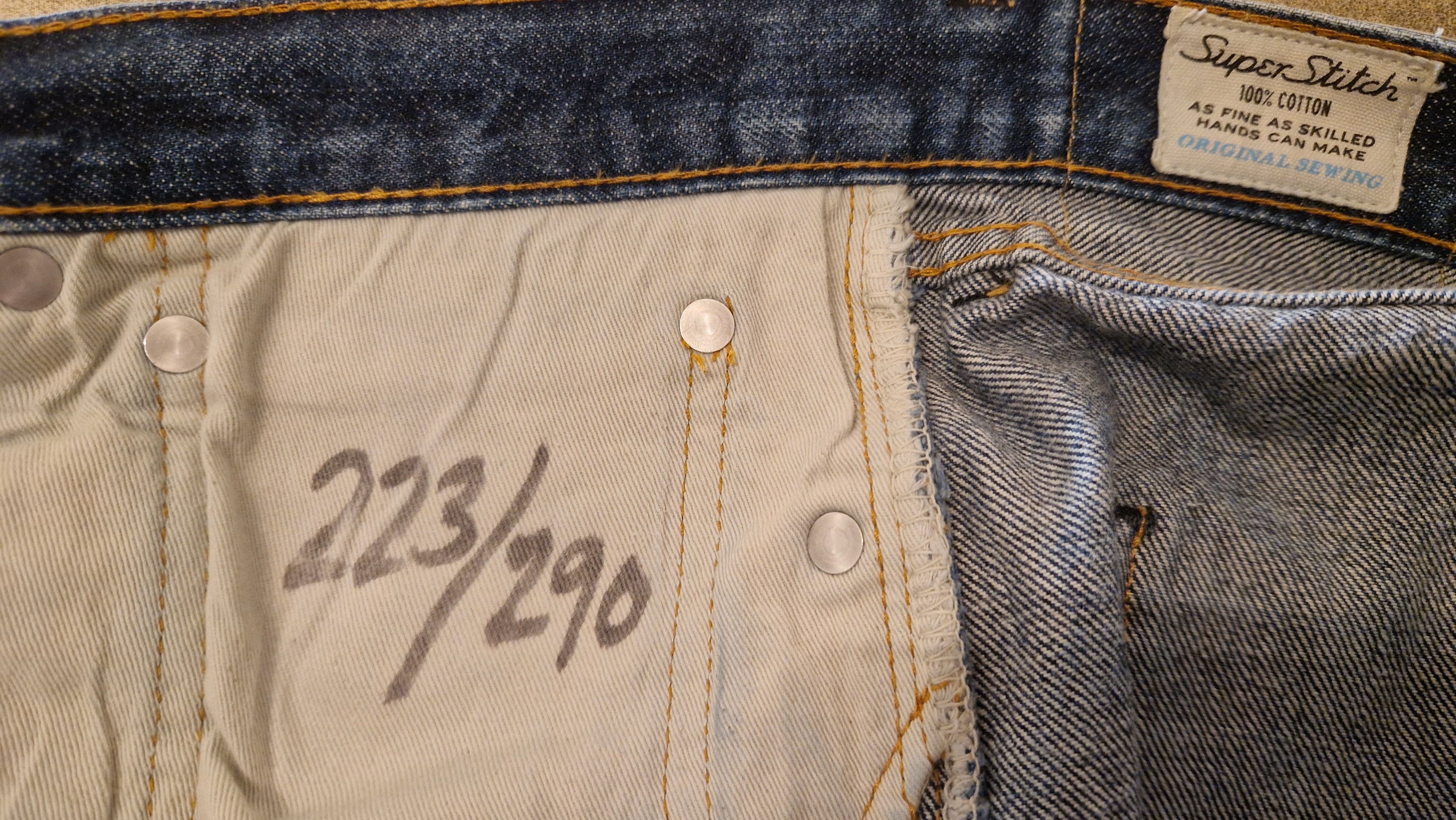 Other Super Stitch MFG LR-01 Limited Edition 223/290-Made in Japan Size US 33 - 3 Thumbnail