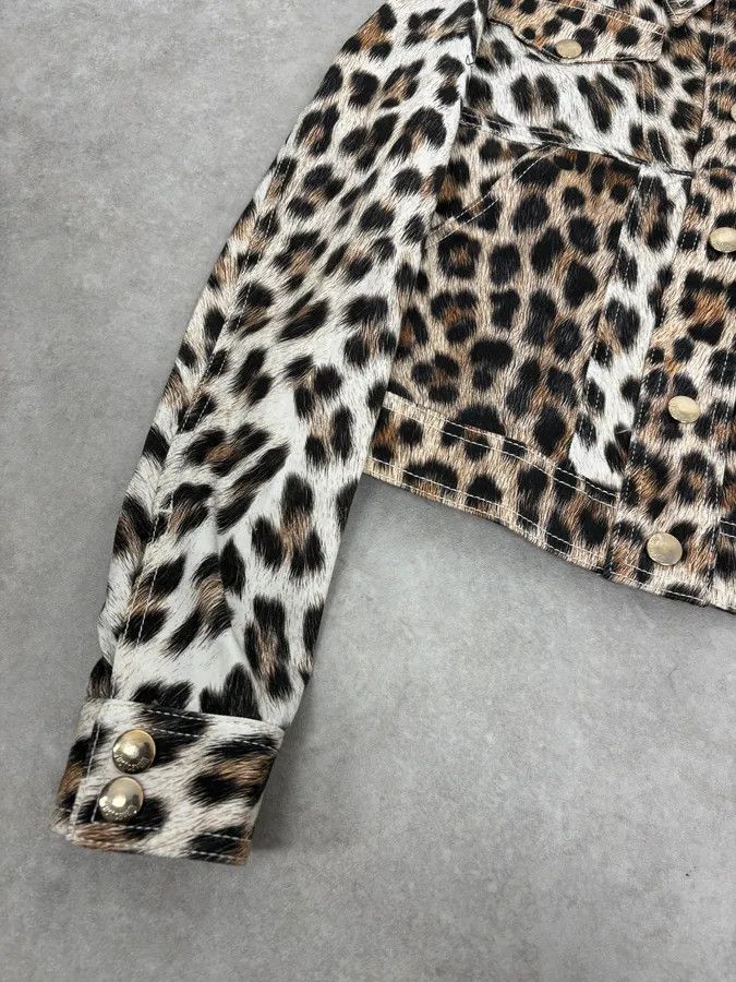 Just Cavalli SS2016 Cavalli Leopard Print Jacket Size US XS / EU 42 / 0 - 8 Thumbnail