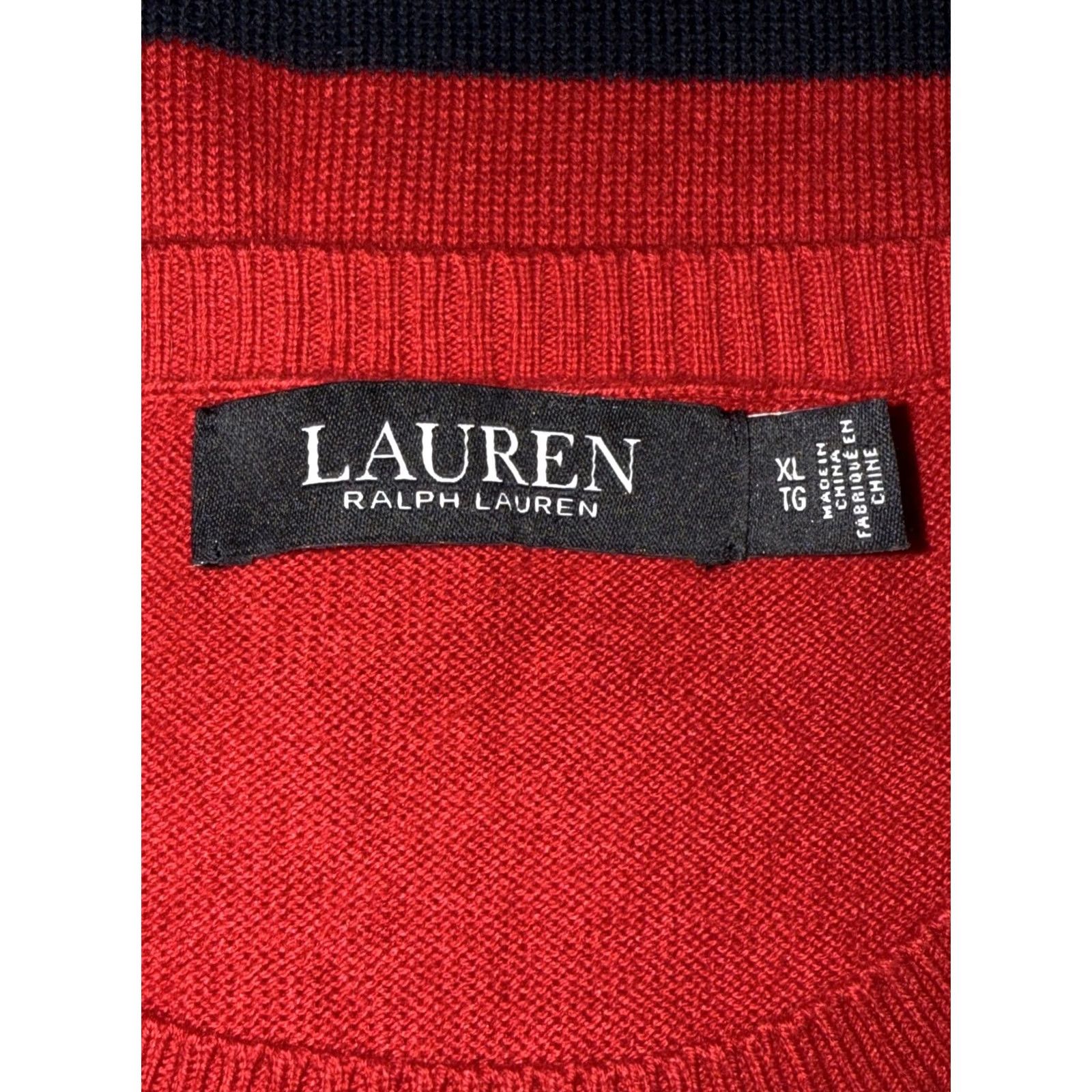 Ralph Lauren Lauren Ralph Lauren BLACK LABEL Striped Crew Neck Long Sleeve Sweater Womens XL Size XL / US 12-14 / IT 48-50 - 2 Thumbnail