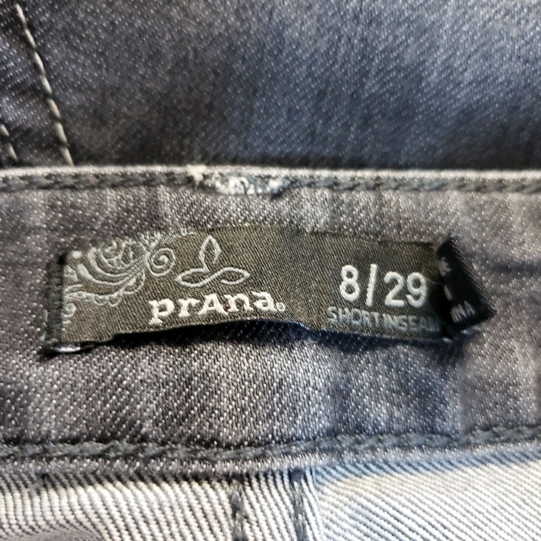 Prana Prana Womens Skinny Jeans Sz 8 Gray Mid Rise Jeans Size 30" / US 8 / IT 44 - 6 Thumbnail