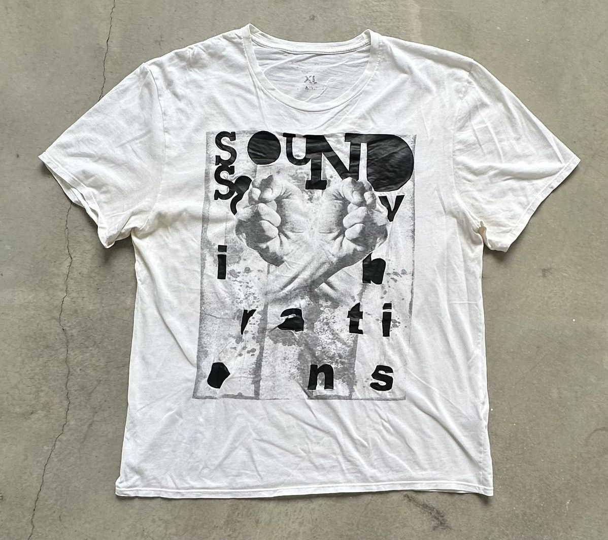Calvin Klein × Vintage CALVIN KLEIN SOUND AND VIBRATION TEE Size US L / EU 52-54 / 3 - 1 Thumbnail