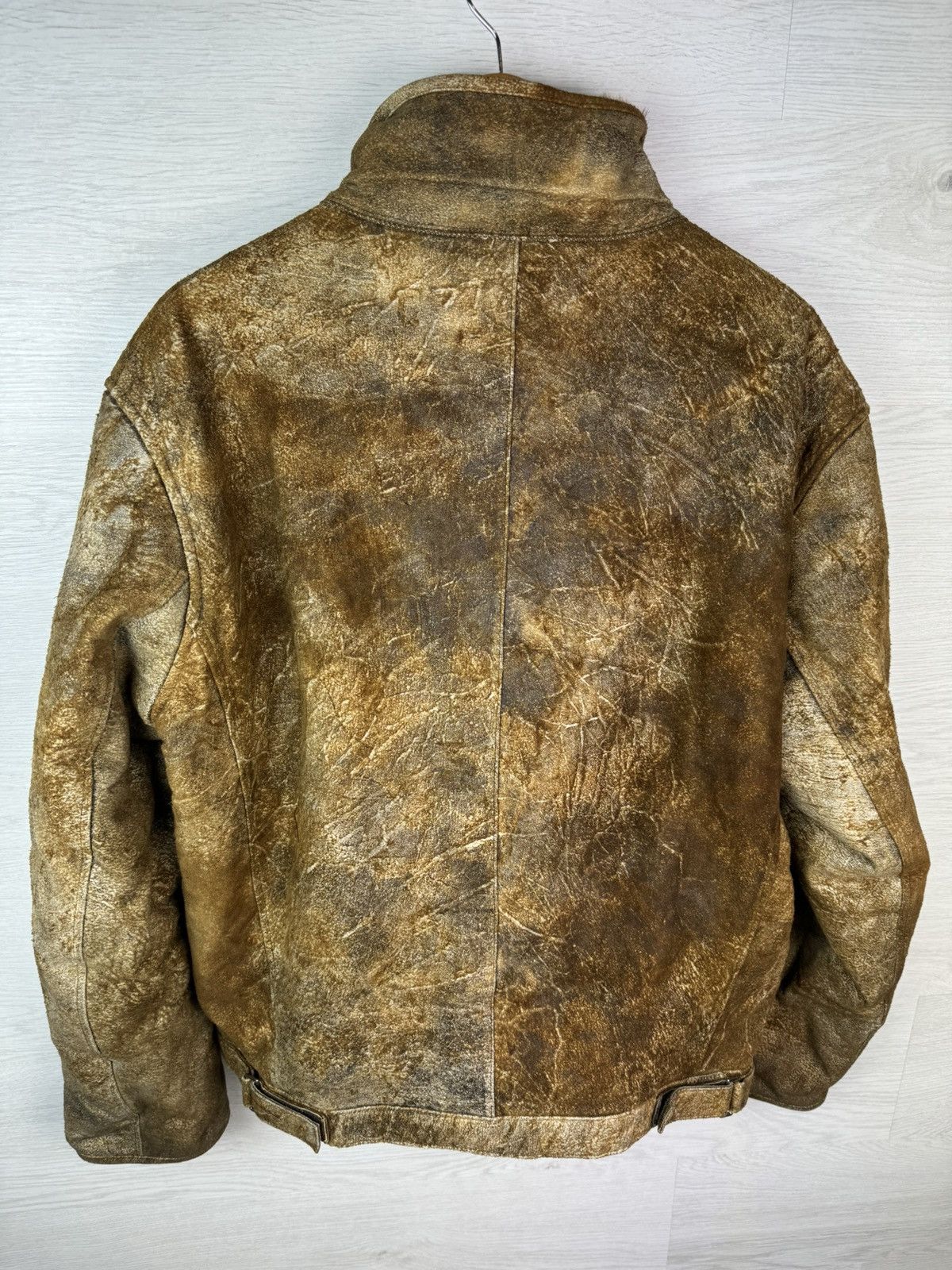 Camel Camel Shearling Jacket Vintage Brown Sheepskin Fur Lined Size US XXL / EU 58 / 5 - 9 Thumbnail
