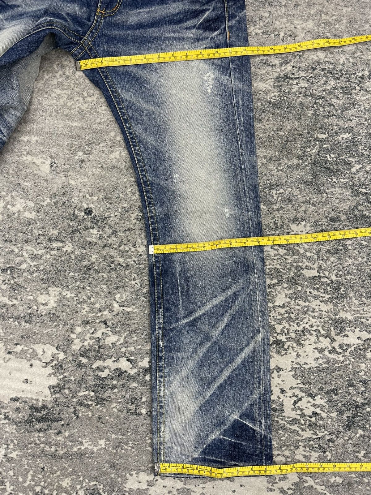 Vintage Vintage Lolita Jeans - Y2K Fairycore Distressed Denim Size US 33 - 15 Thumbnail