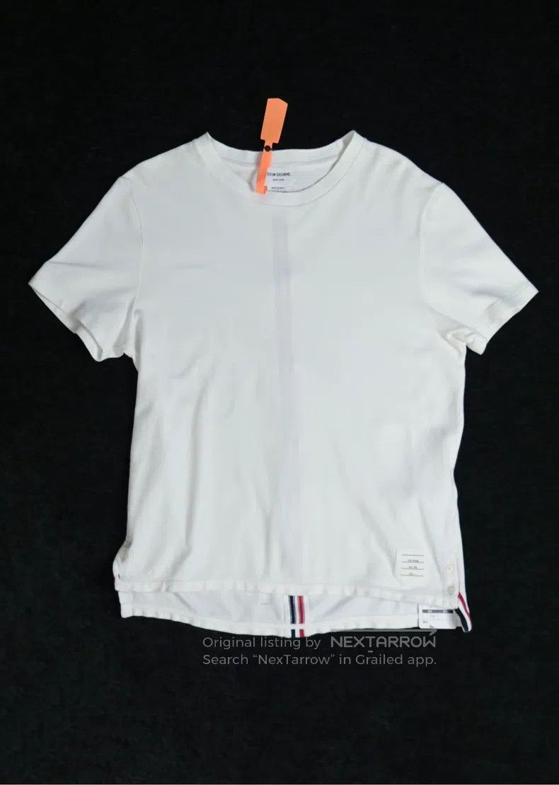 Thom Browne Thom Browne White short-sleeved Size US XL / EU 56 / 4 - 1 Thumbnail