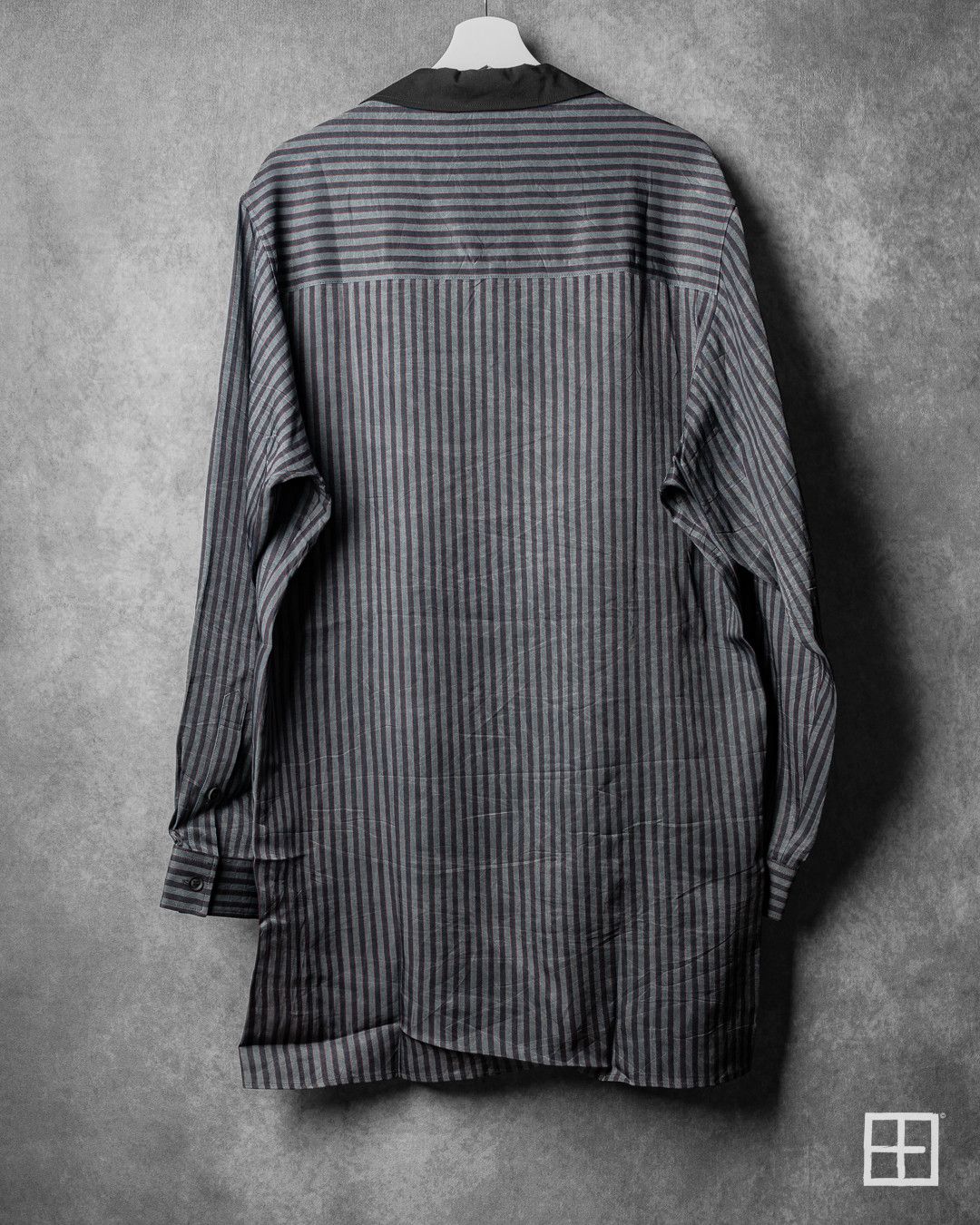 Yohji Yamamoto Yohji Yamamoto Pour Homme AW24 Runway Striped Shirt 3 Size US L / EU 52-54 / 3 - 2 Thumbnail