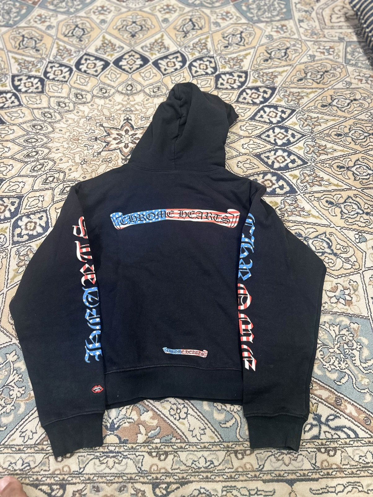 Chrome Hearts Chrome Hearts American Flag Hoodie Size US S / EU 44-46 / 1 - 3 Thumbnail