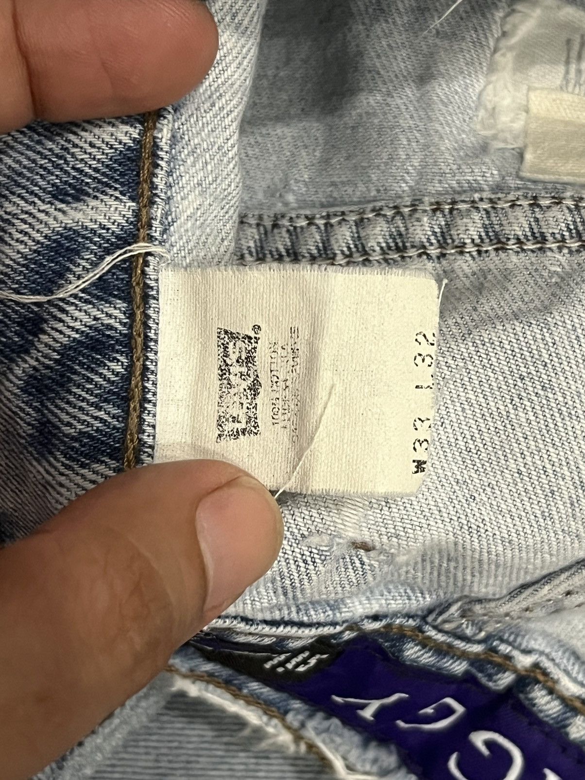 Levi's ⚡️Baggy⚡️Vintage Levi’s Silvertab Light Blue Washed Jeans Size US 33 - 14 Thumbnail