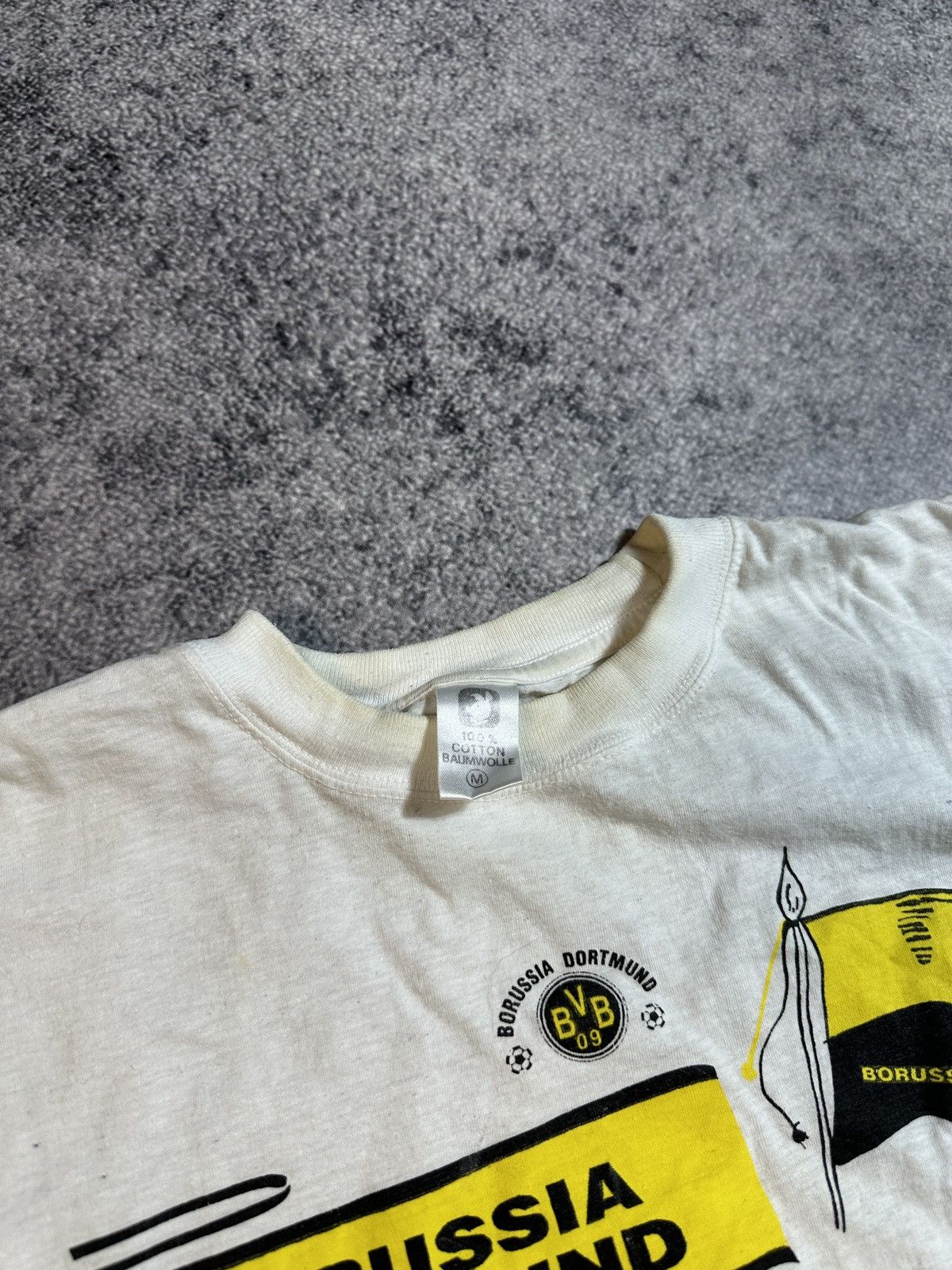Vintage Vintage Borussia Dortmund Soccer T-shirt Rare M Merch Size US M / EU 48-50 / 2 - 3 Thumbnail