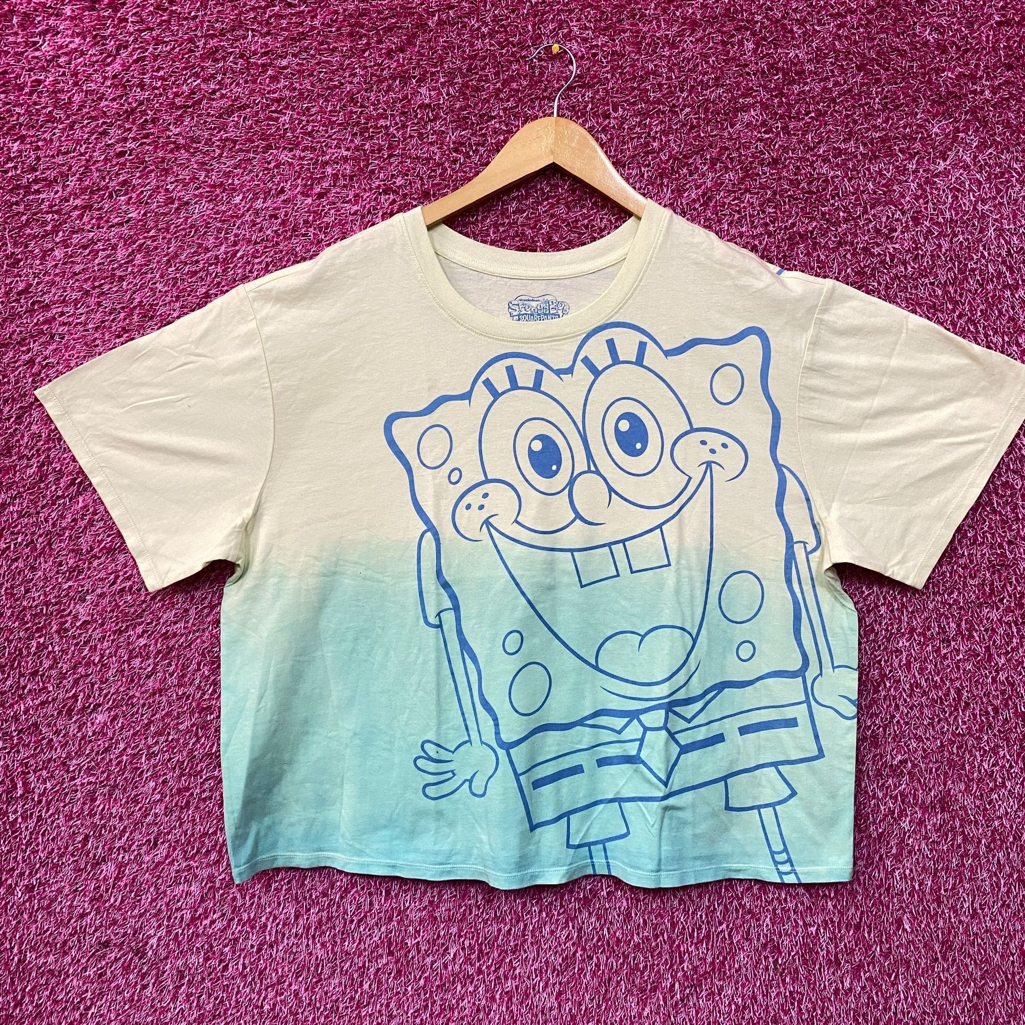 Nickelodeon Nickelodeon SpongeBob SquarePants Ombre Blue Croptop 1X Size XL / US 12-14 / IT 48-50 - 1 Thumbnail