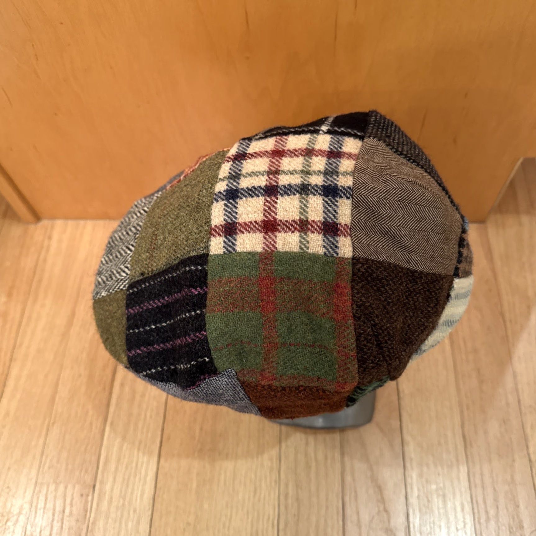 Orvis VINTAGE Orvis Hat Cap Newsboy L Wool Patchwork Made Ireland Peaky Blinders Men Size ONE SIZE - 7 Thumbnail