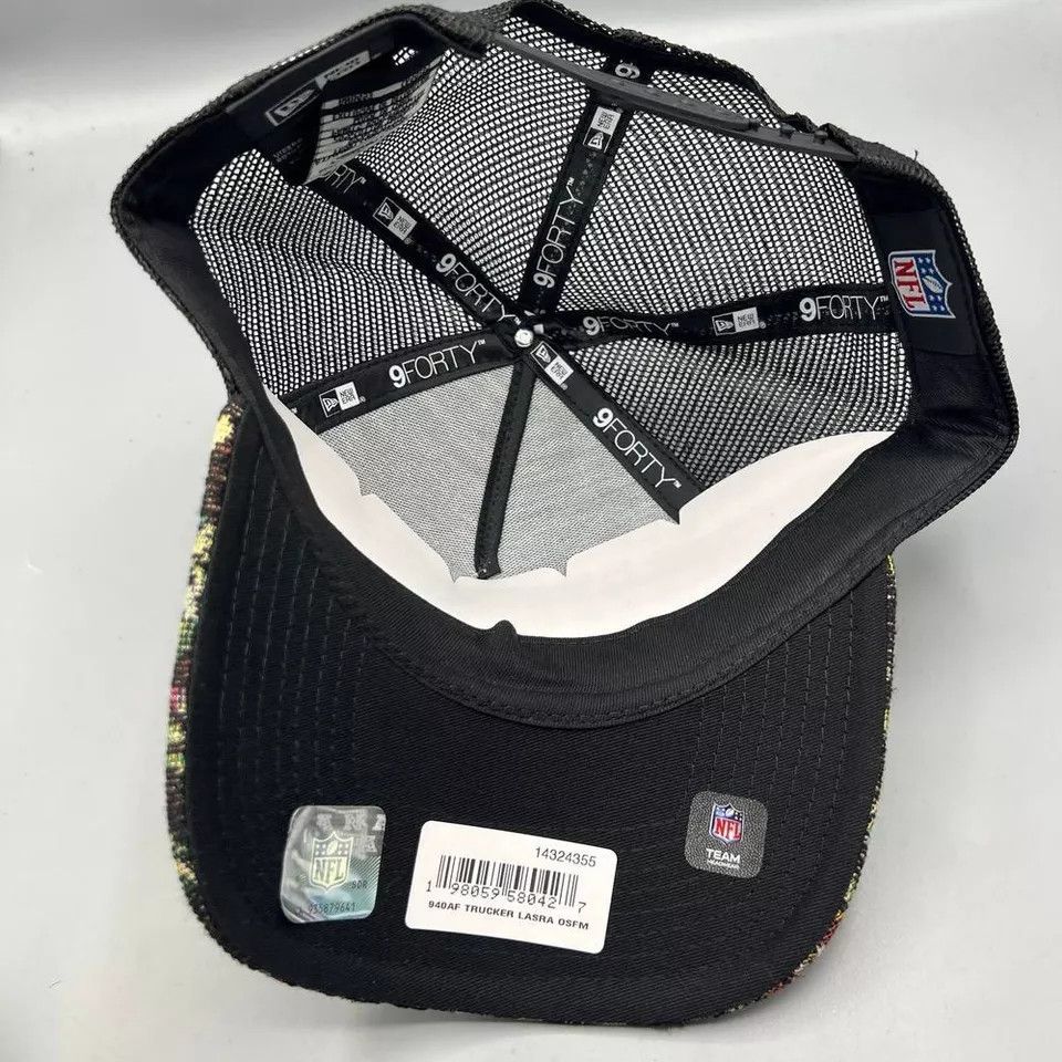 New Era Las Vegas Raiders Trucker Hat Men 9Forty New Era Snap Back Size ONE SIZE - 7 Thumbnail