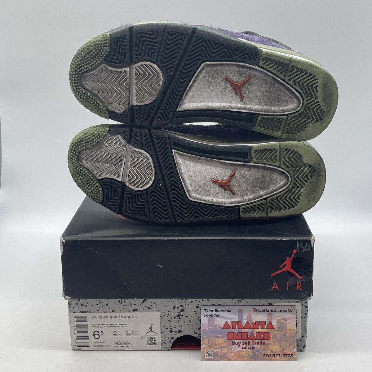 Jordan Brand Air Jordan 4 canyon purple Size US 6.5 / IT 36.5 - 7 Thumbnail