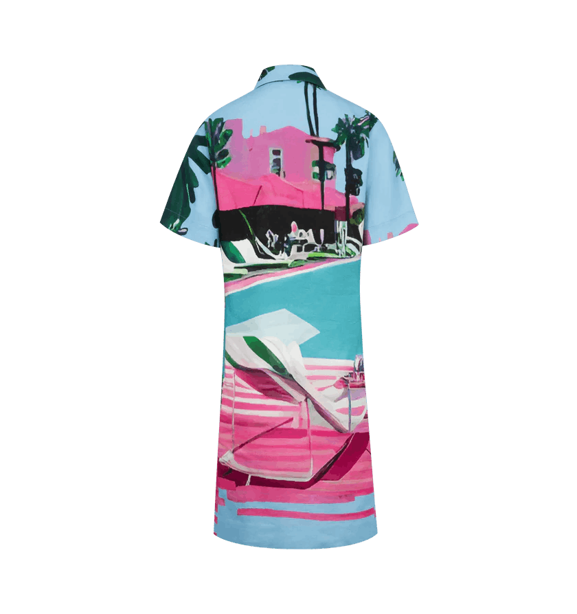 Libertine o1h1sh11225 Poolside Preppy Dress in Multicolor Size M / US 6-8 / IT 42-44 - 2 Thumbnail