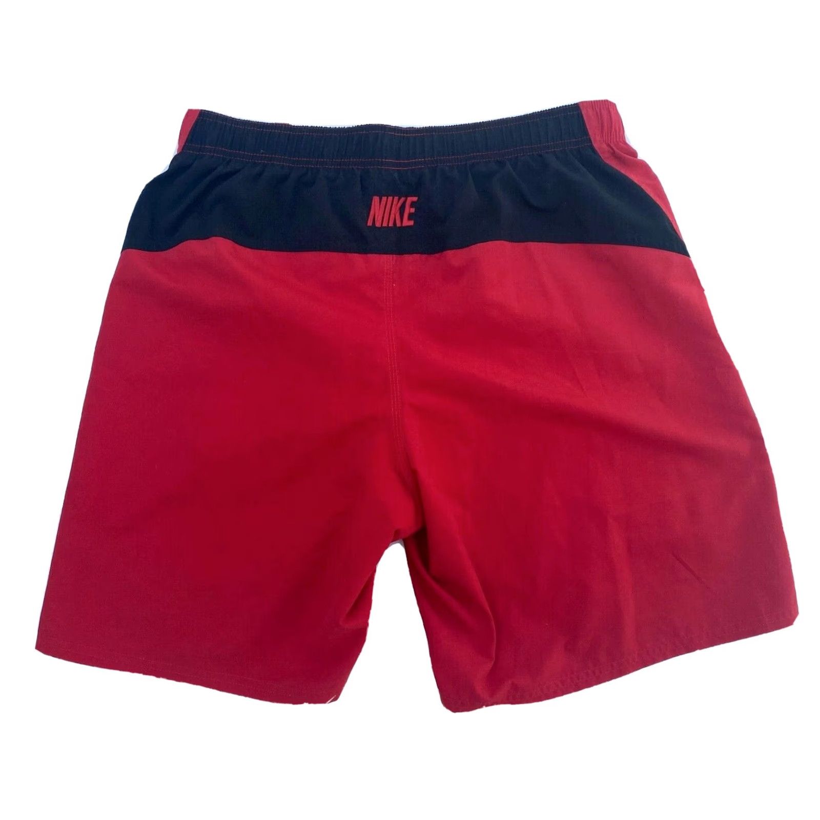 Nike VINTAGE Nike Athletic Shorts Mens L Red Basketball Athletic Drawstring Shorts Size US 33 - 2 Thumbnail