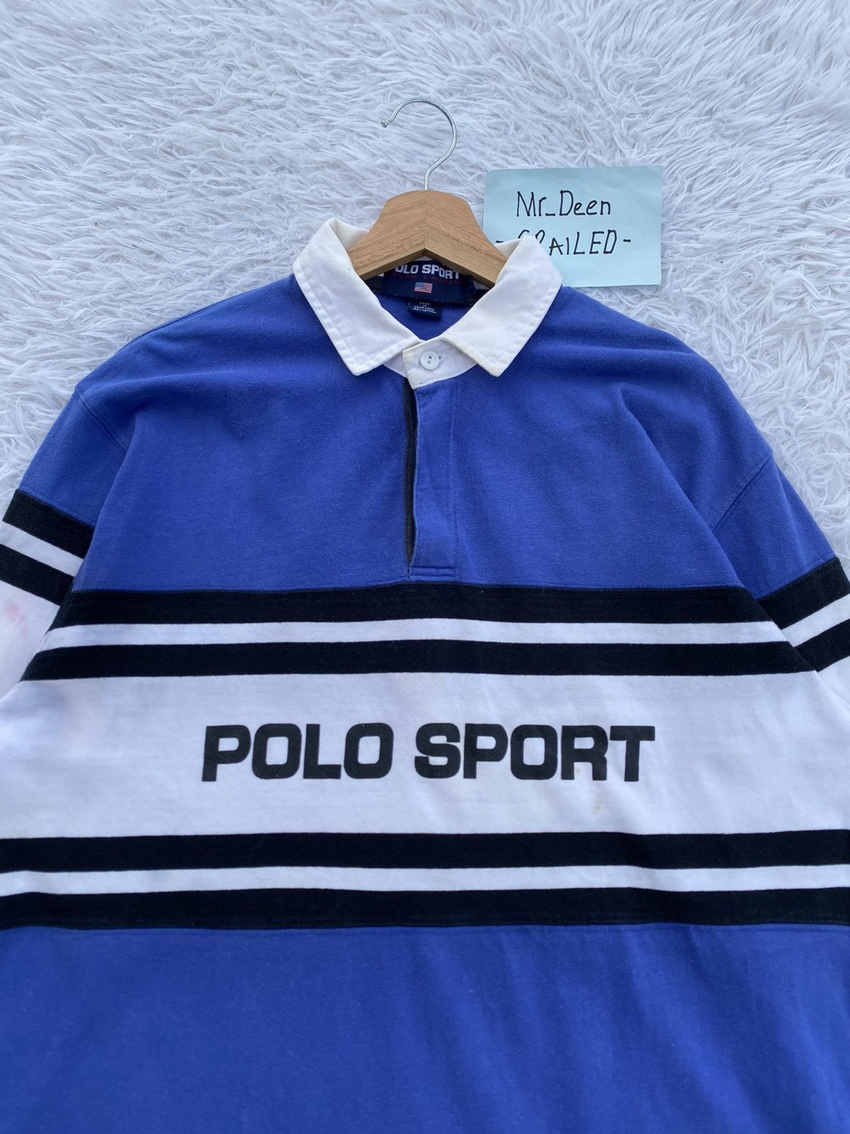 Polo Ralph Lauren Rare Vintage Polo Sport Ralph Lauren Long Sleeve Shirt Size US L / EU 52-54 / 3 - 1 Thumbnail