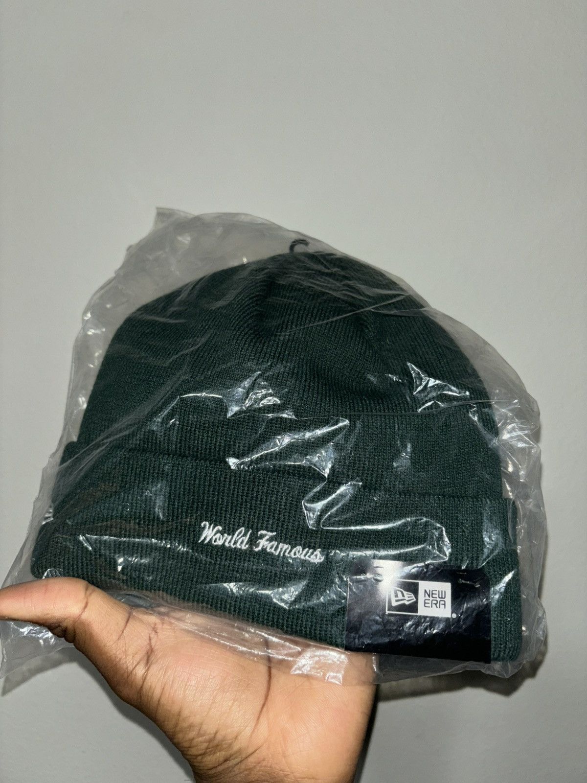 New Era × Supreme *New* Supreme x New Era Box Logo Beanie FW22 Dark Pine Size ONE SIZE - 6 Thumbnail