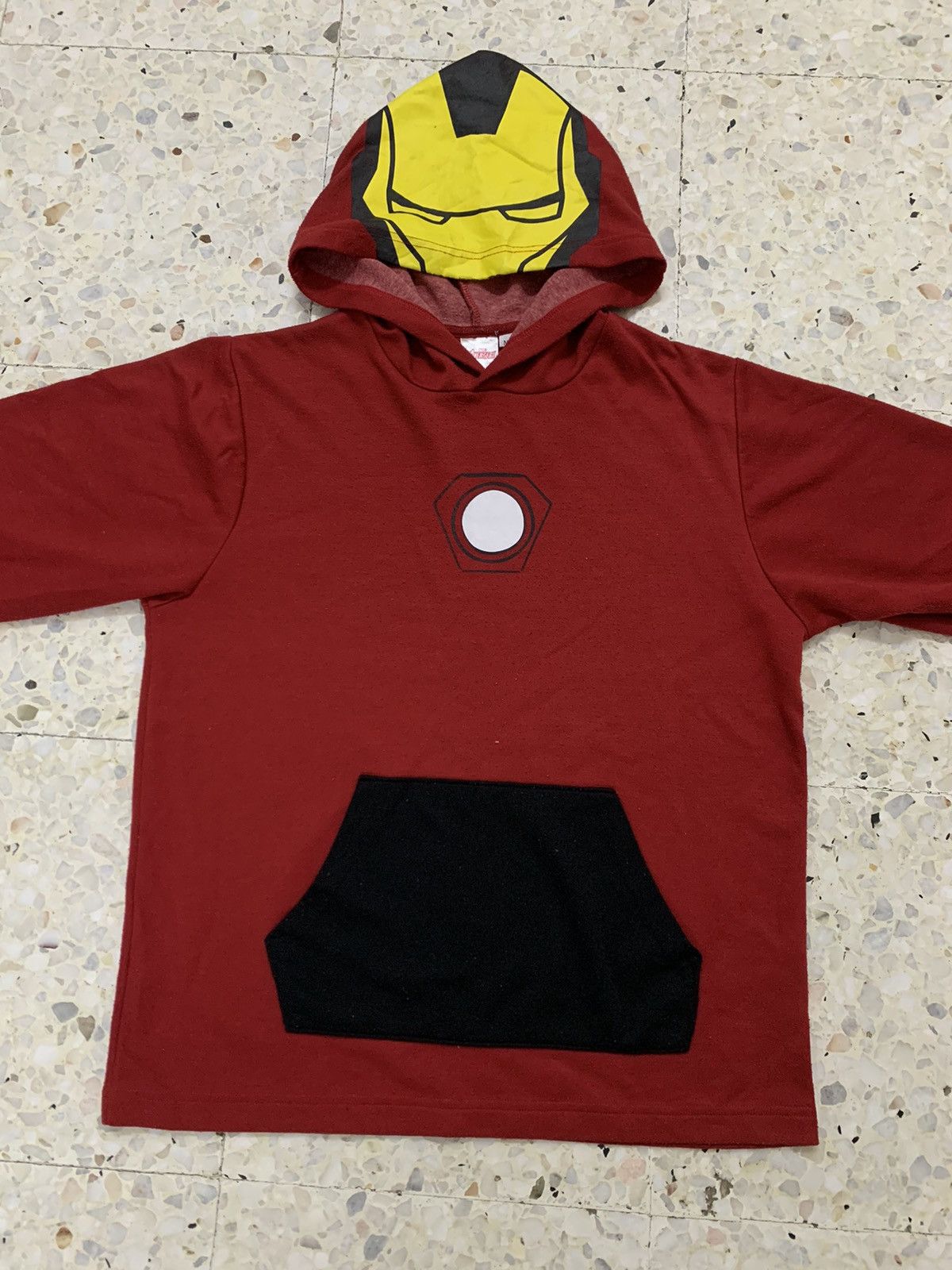 image of Marvel Comics Marvel Avengers Iron Man Hoodie Very in Red, Men's (Size Medium)