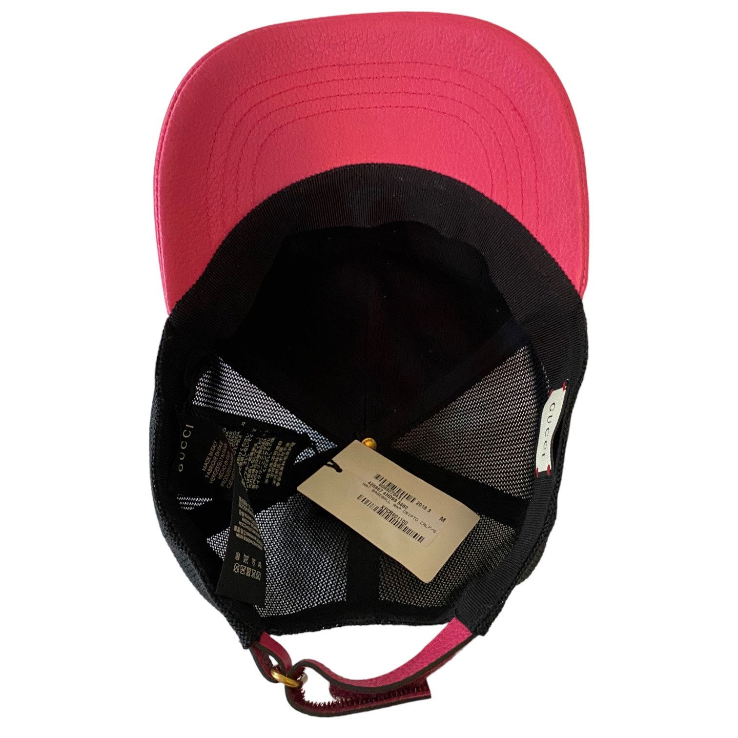 Gucci Gucci Hot Pink Leather Hat Size Medium NEW Size ONE SIZE - 8 Thumbnail