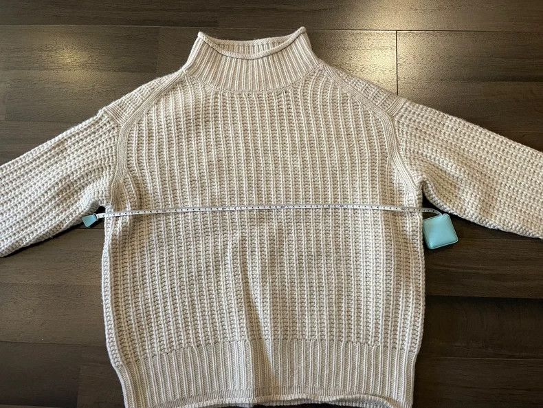 Helmut Lang HELMUT LANG White cashmere sweater Size S / US 4 / IT 40 - 2 Thumbnail