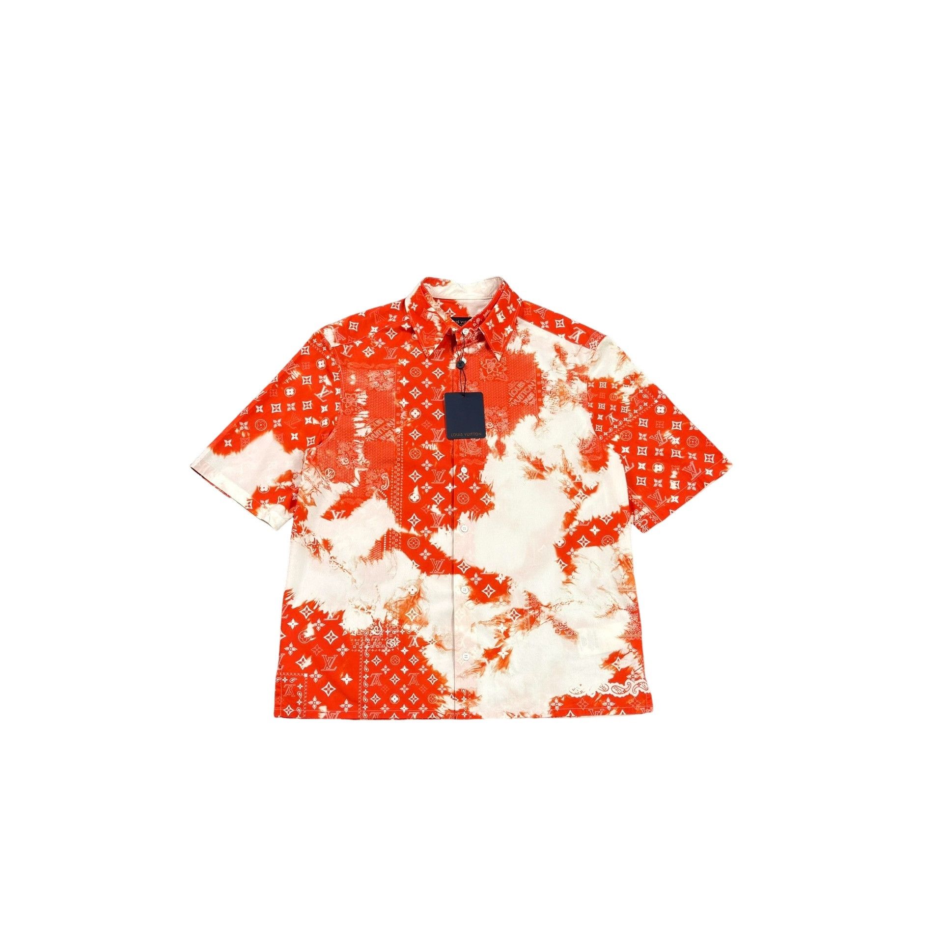 Louis Vuitton Louis Vuitton Red Bandana Short Sleeve Shirt L Size US L / EU 52-54 / 3 - 1 Thumbnail