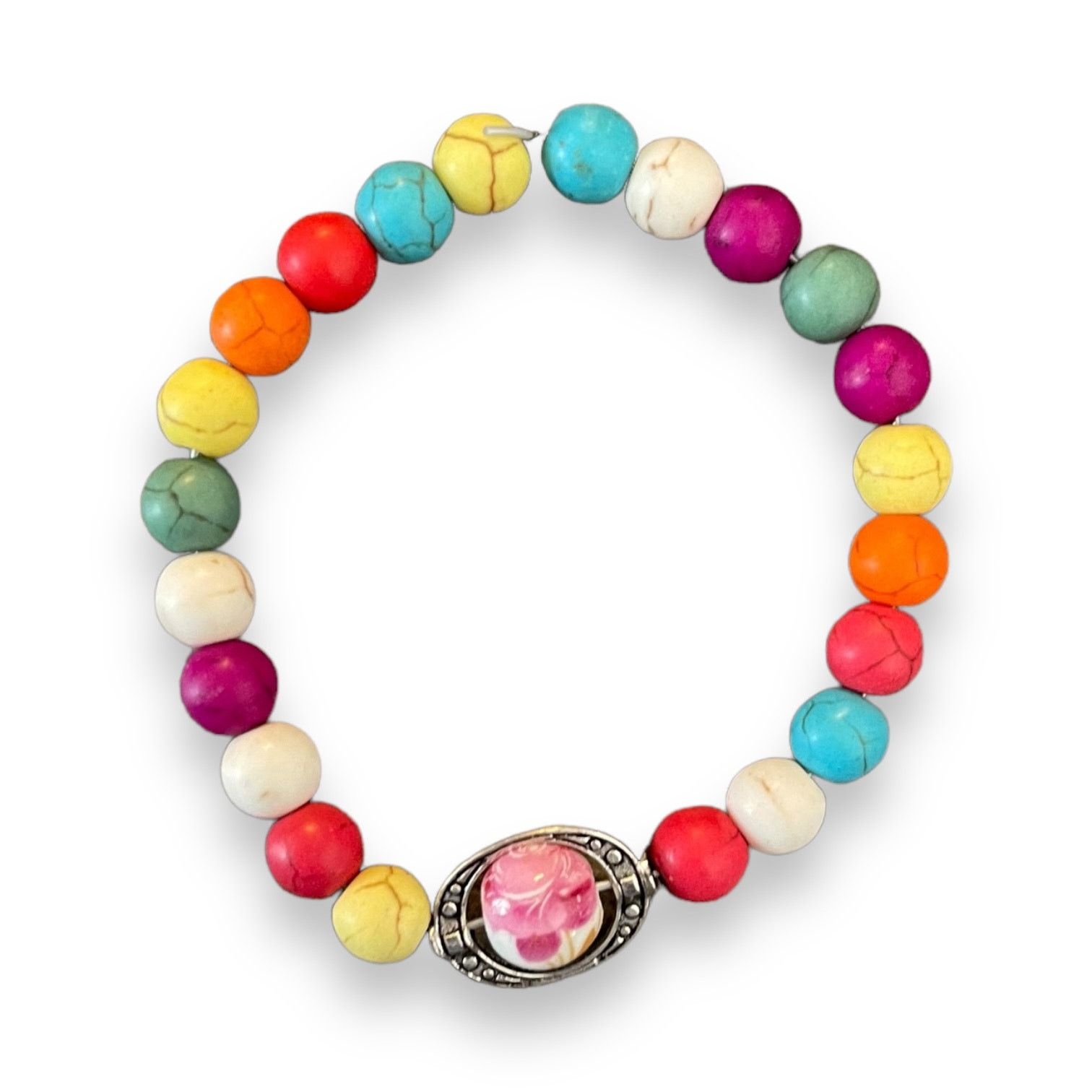 Other Handmade Marbled Multicolor Slip On Bracelet Size ONE SIZE - 2 Thumbnail