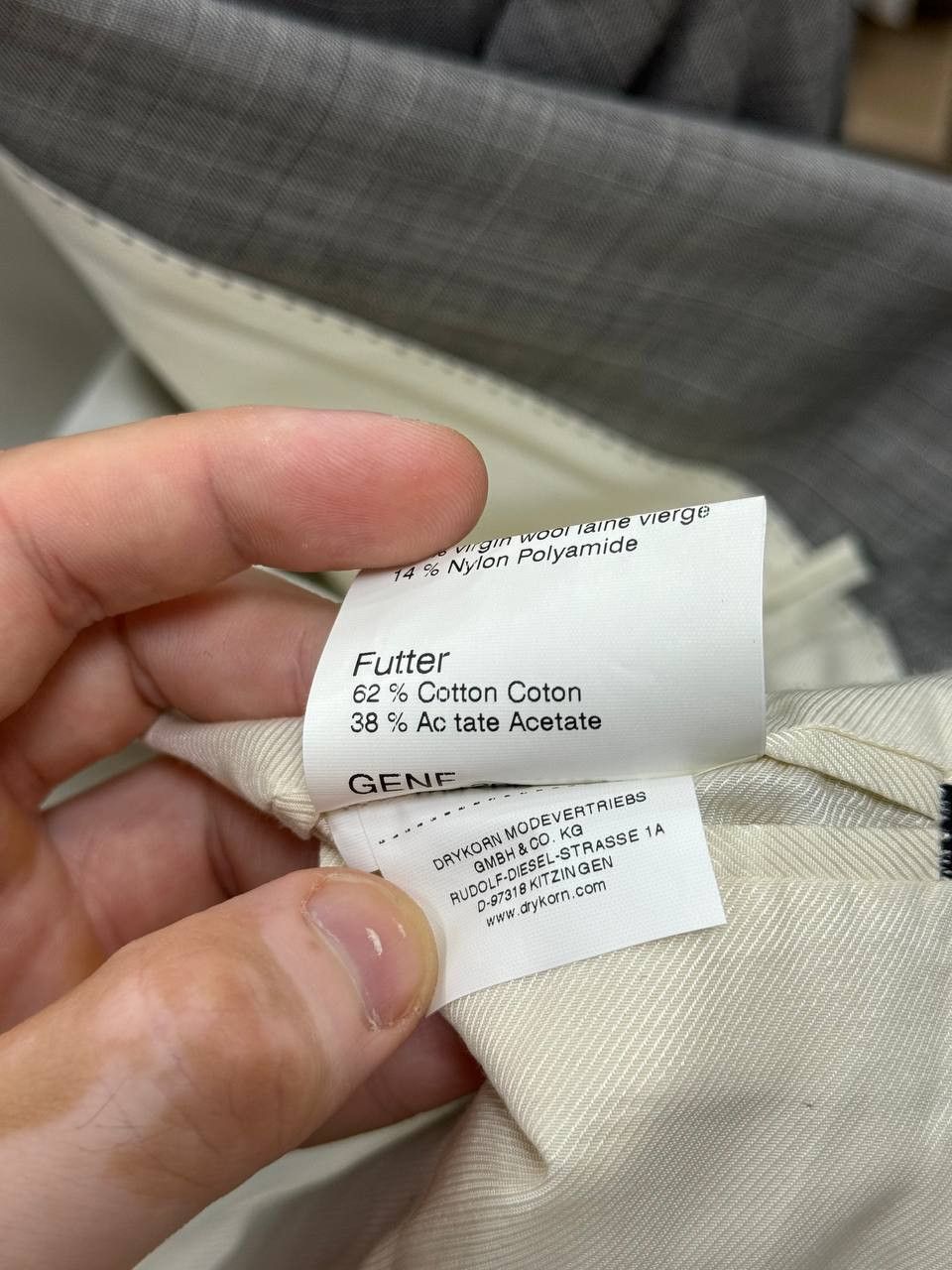 DRYKORN DRYKORN Checked wool blazer jacket Size 50R - 9 Thumbnail