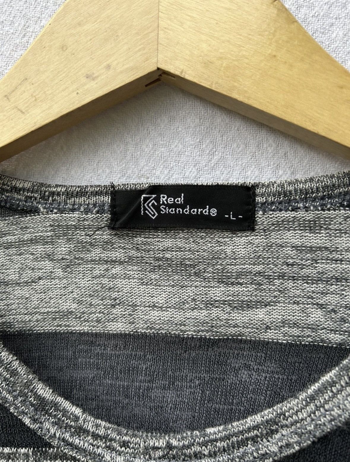 Japanese Brand Real standard japanese striped mesh knit styled Size US M / EU 48-50 / 2 - 6 Thumbnail