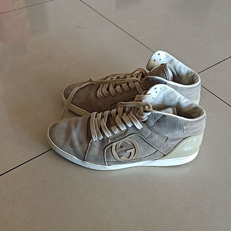 Gucci Gucci High-Top Sneakers for Men 0079 Size US 10 / EU 43 - 1 Thumbnail