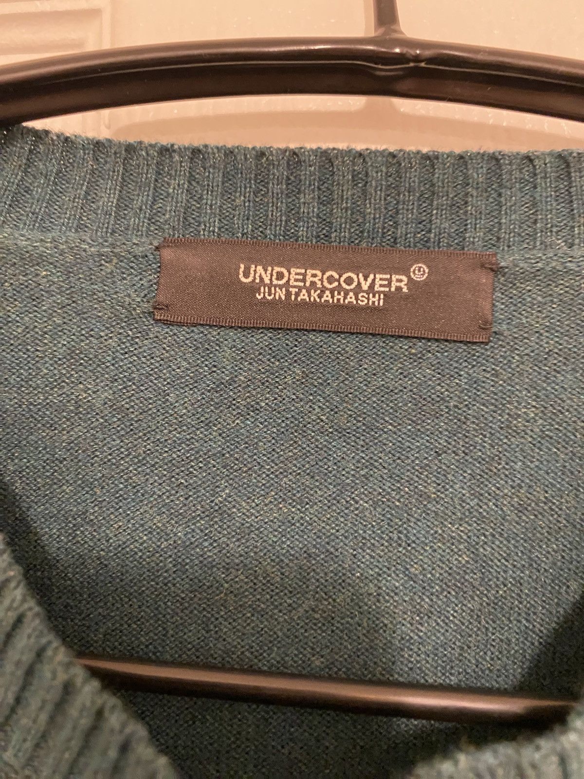 Undercover 19ss creamy mami computer and sickle cashmere sweater Size US M / EU 48-50 / 2 - 5 Thumbnail