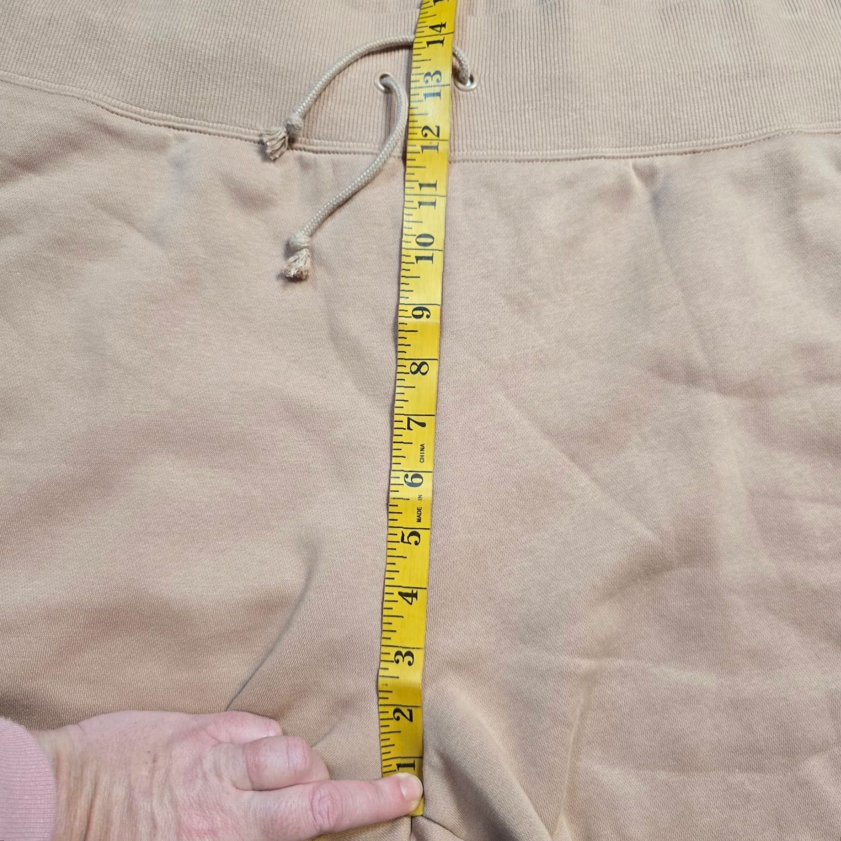 Nike Nike Pants Sweatpants Womens 2XL Beige Phoenix Fleece Pull On Lounge Casual Wide-Leg Pockets Size 40" / US 18 - 7 Thumbnail