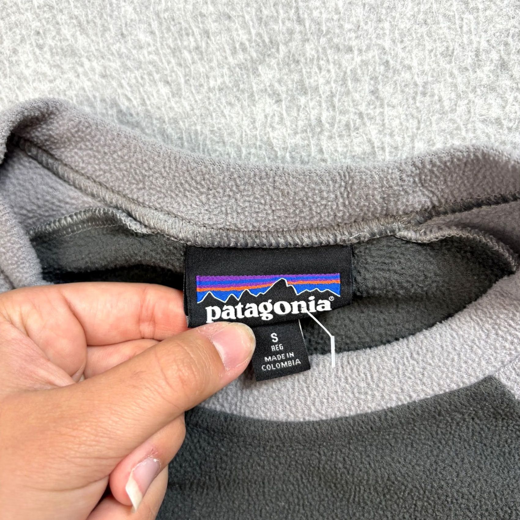 Patagonia Patagonia Sweater Mens Small Gray Fleece Pullover Raglan Pocket Outdoor Hiking Size US S / EU 44-46 / 1 - 3 Thumbnail
