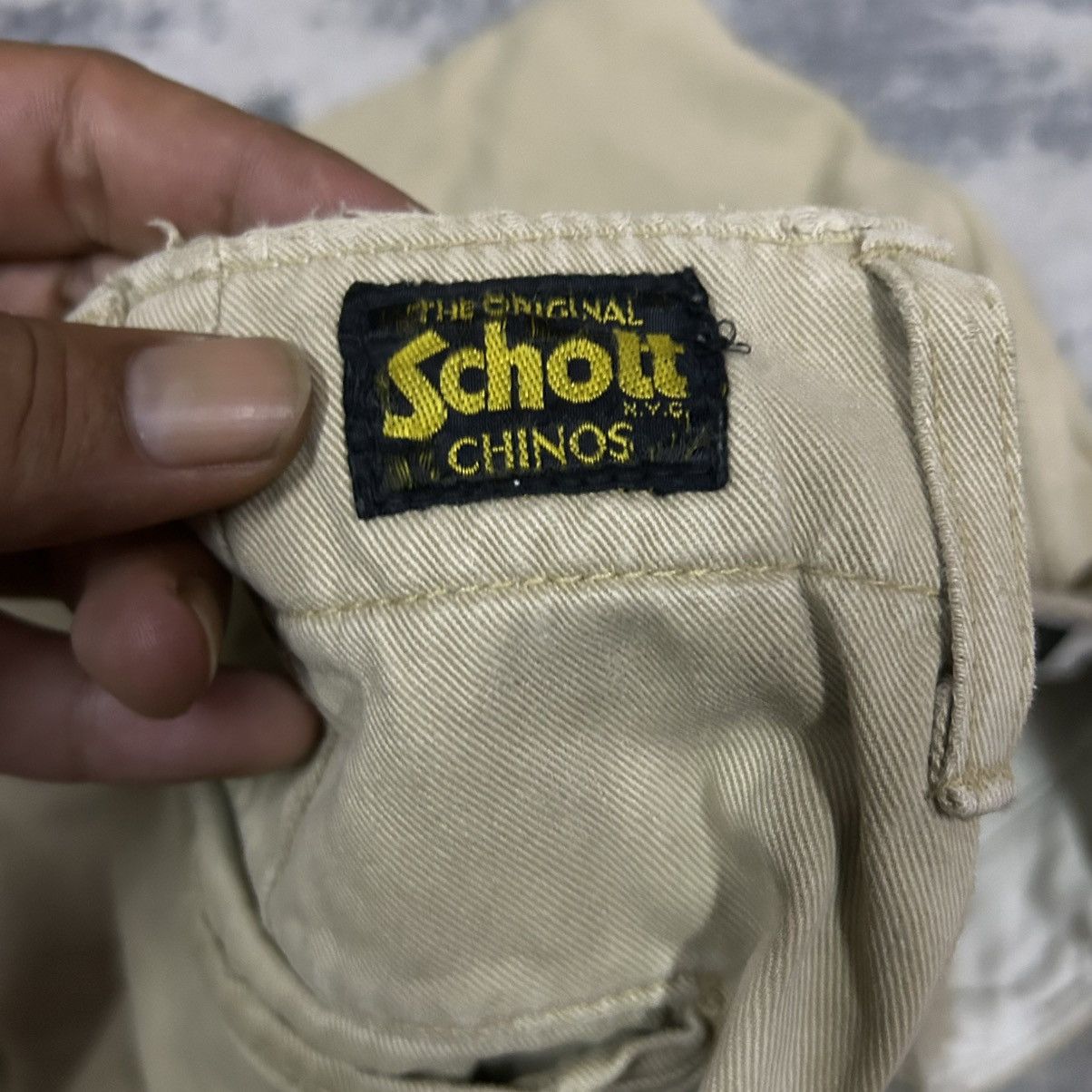 Schott × Vintage Vintage Schott Chinos Trousers Size US 30 / EU 46 - 8 Thumbnail