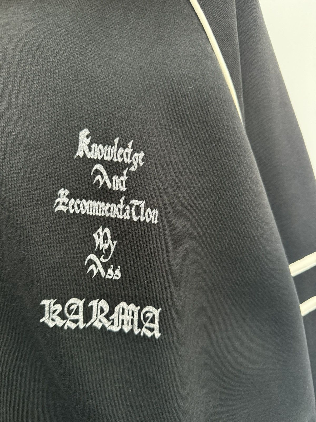 If Six Was Nine 🔥 Japan Streetwear Karma Gothic Sweat Hoodie - L Size US L / EU 52-54 / 3 - 5 Thumbnail