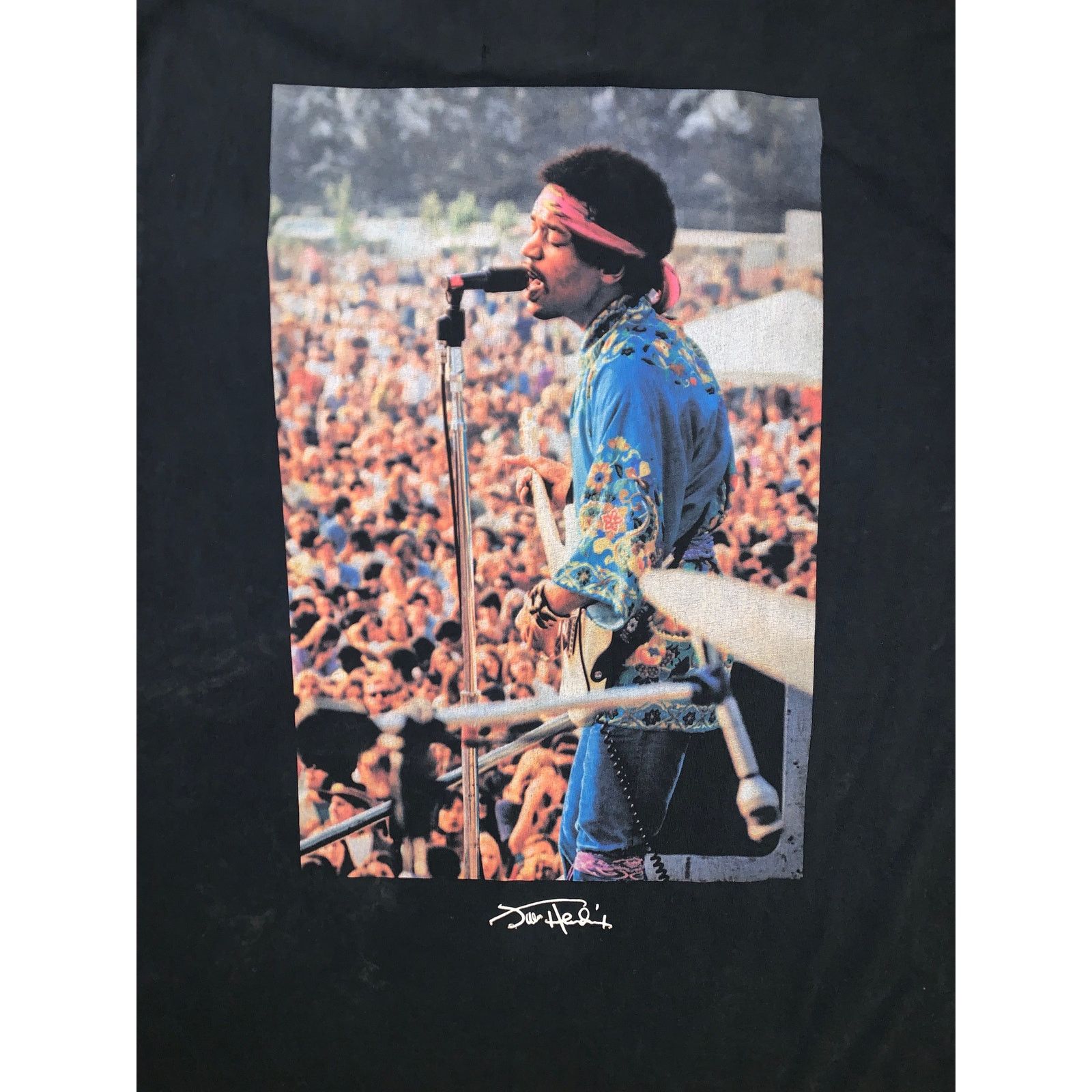 Jimi Hendrix Jimi Hendrix Shoe Palace Woodstock T Shirt Black XL Portrait Size US XL / EU 56 / 4 - 1 Thumbnail