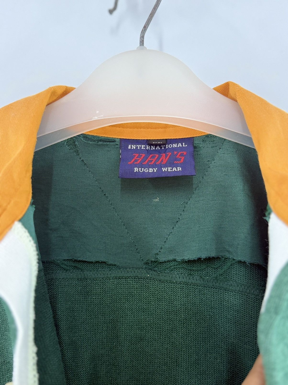 Vintage 🔥 Vintage 90's Han's Rugby Club Short sleeves Polo Shirt -XL Size US M / EU 48-50 / 2 - 10 Thumbnail