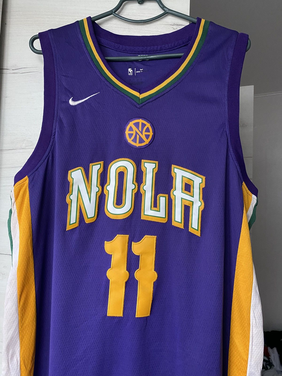 Nike Nike Pelicans Jrue Holiday 11 Mardi Gras Prple Jersey NBA52 Size US XL / EU 56 / 4 - 2 Thumbnail