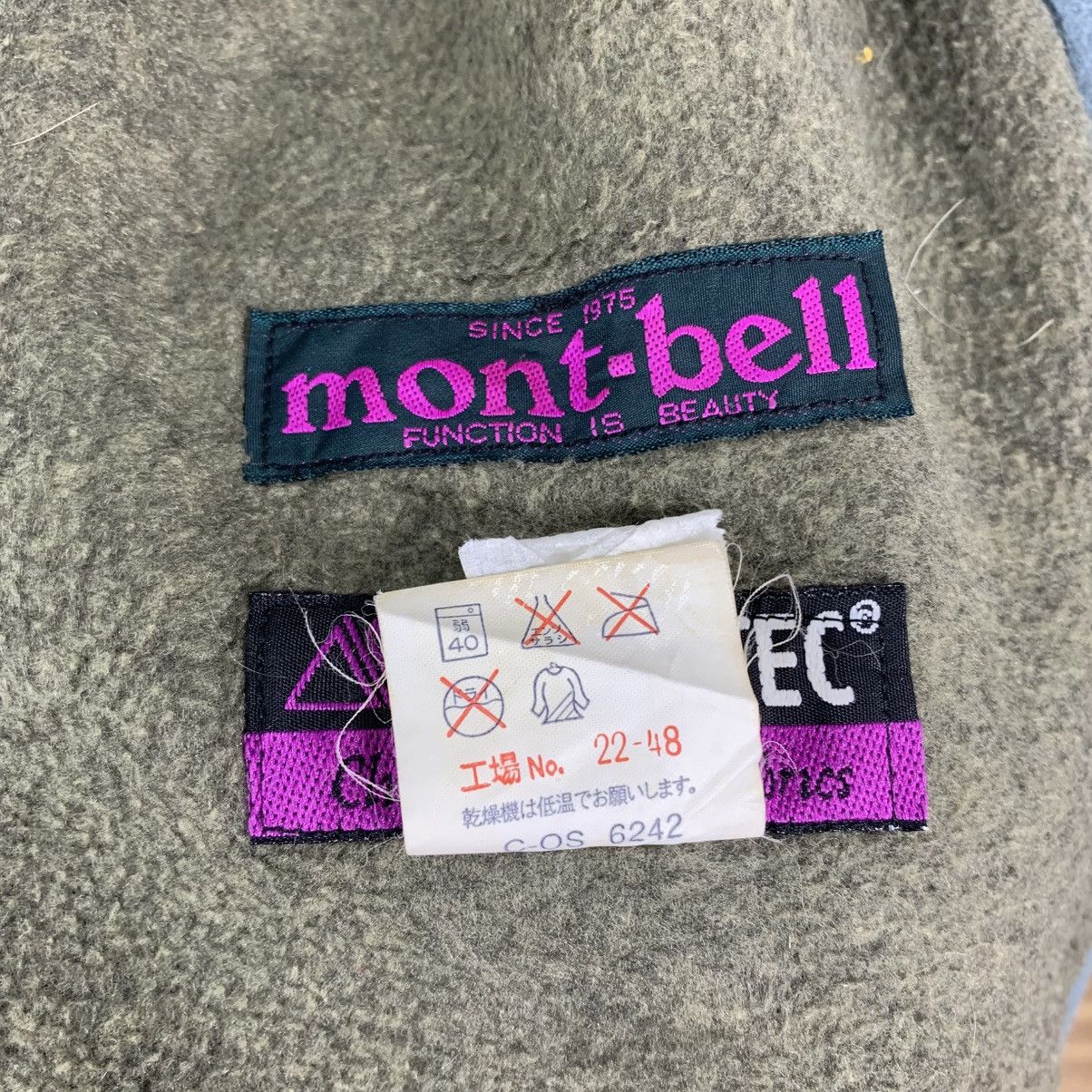 Montbell Vintage MONTBELL Mont-Bell Polartec Fleece Zipper Jacket Size US L / EU 52-54 / 3 - 8 Thumbnail