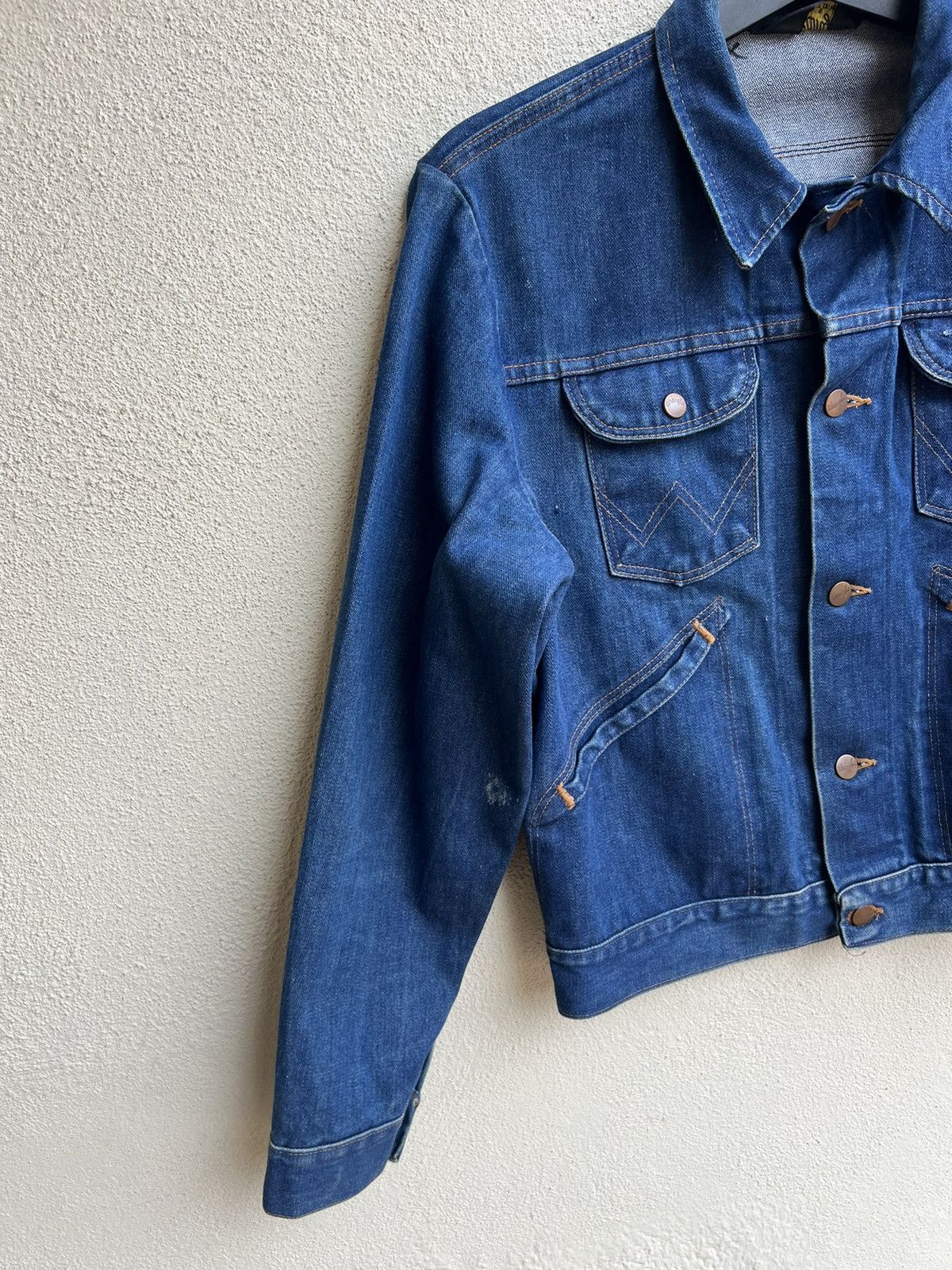 Vintage Vintage 70s 80s Wrangler Blue Denim Jacket Size US M / EU 48-50 / 2 - 10 Thumbnail