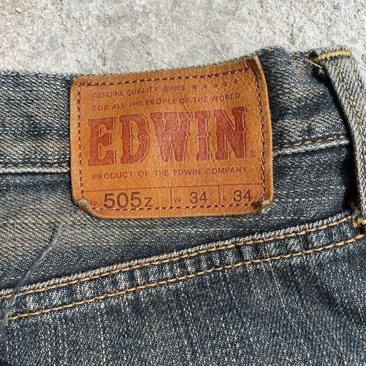 Edwin “EDWIN 505Z REDLINE SELVEDGED DENIM” Size US 34 / EU 50 - 5 Thumbnail