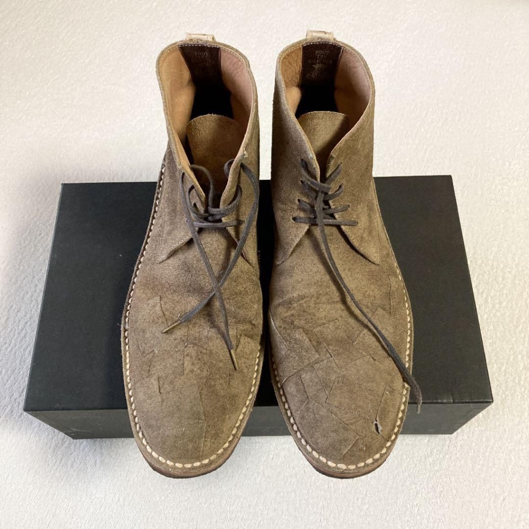 foot the coacher Foot the Coacher patching ankle boots suede visvim Kapital Size US 9 / EU 42 - 1 Thumbnail