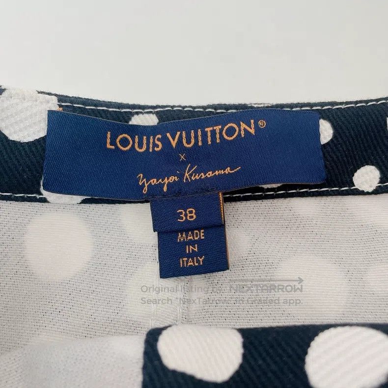 Louis Vuitton Louis Vuitton Yayoi Kusama signature polka-dot denim skirt Size 37" - 5 Thumbnail
