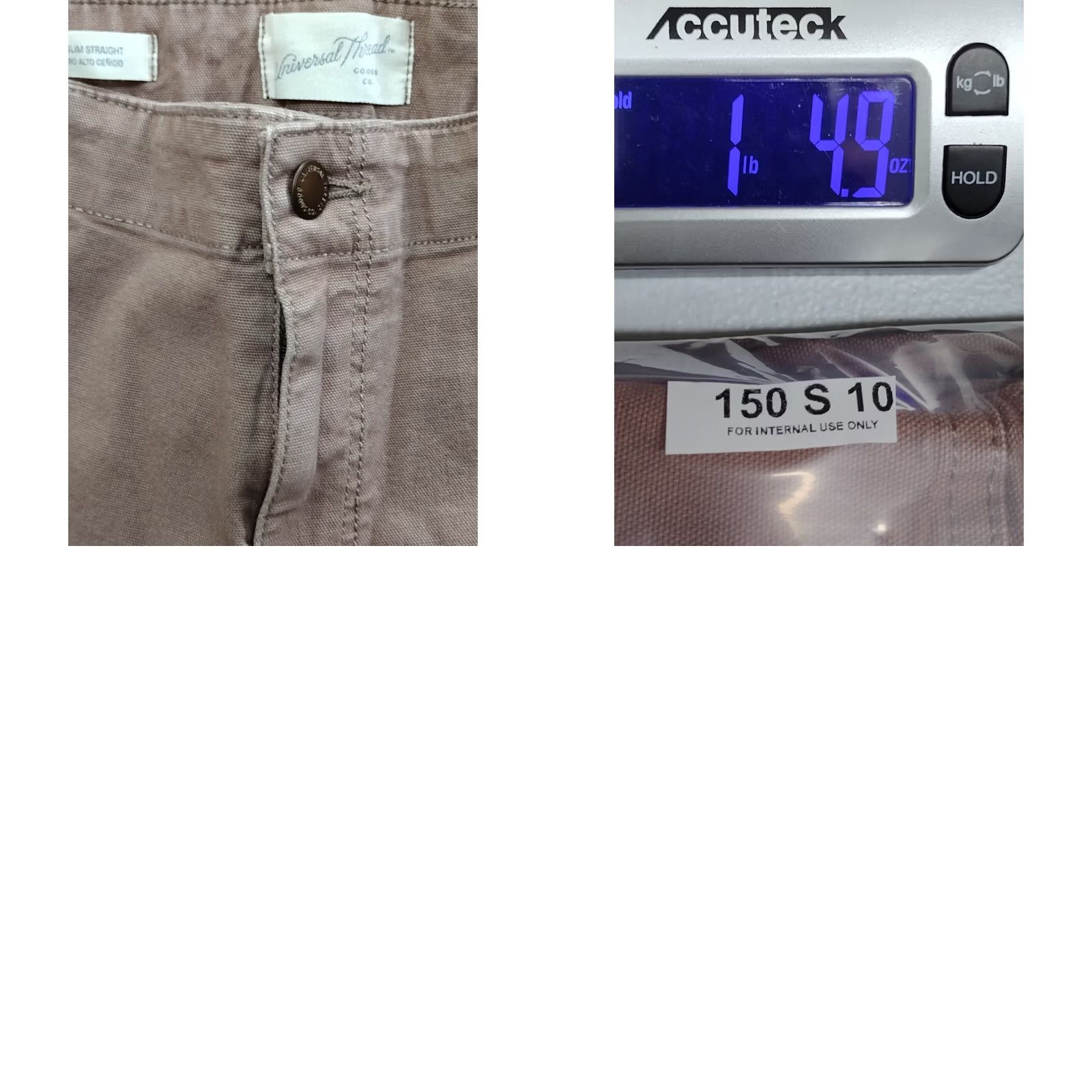 Vintage Universal Thread Cargo Pants Shaped High-Rise Slim Straight Brown Women 18/24R Plus XS? Size 40" / US 18 - 9 Thumbnail