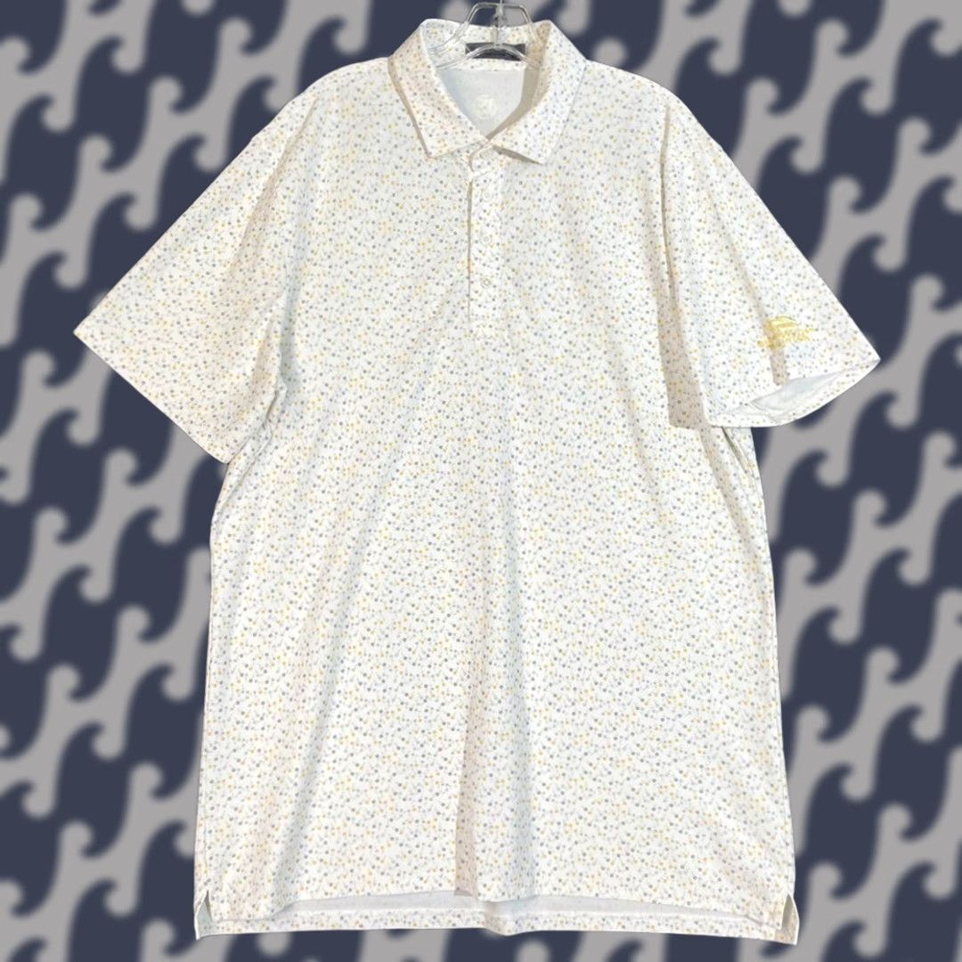 G/FORE G/FORE Polo Shirt Mens XXL 2XLT White Yellow Floral Superstition Mountain Golf Polo Shirt Size US XXL / EU 58 / 5 - 1 Thumbnail