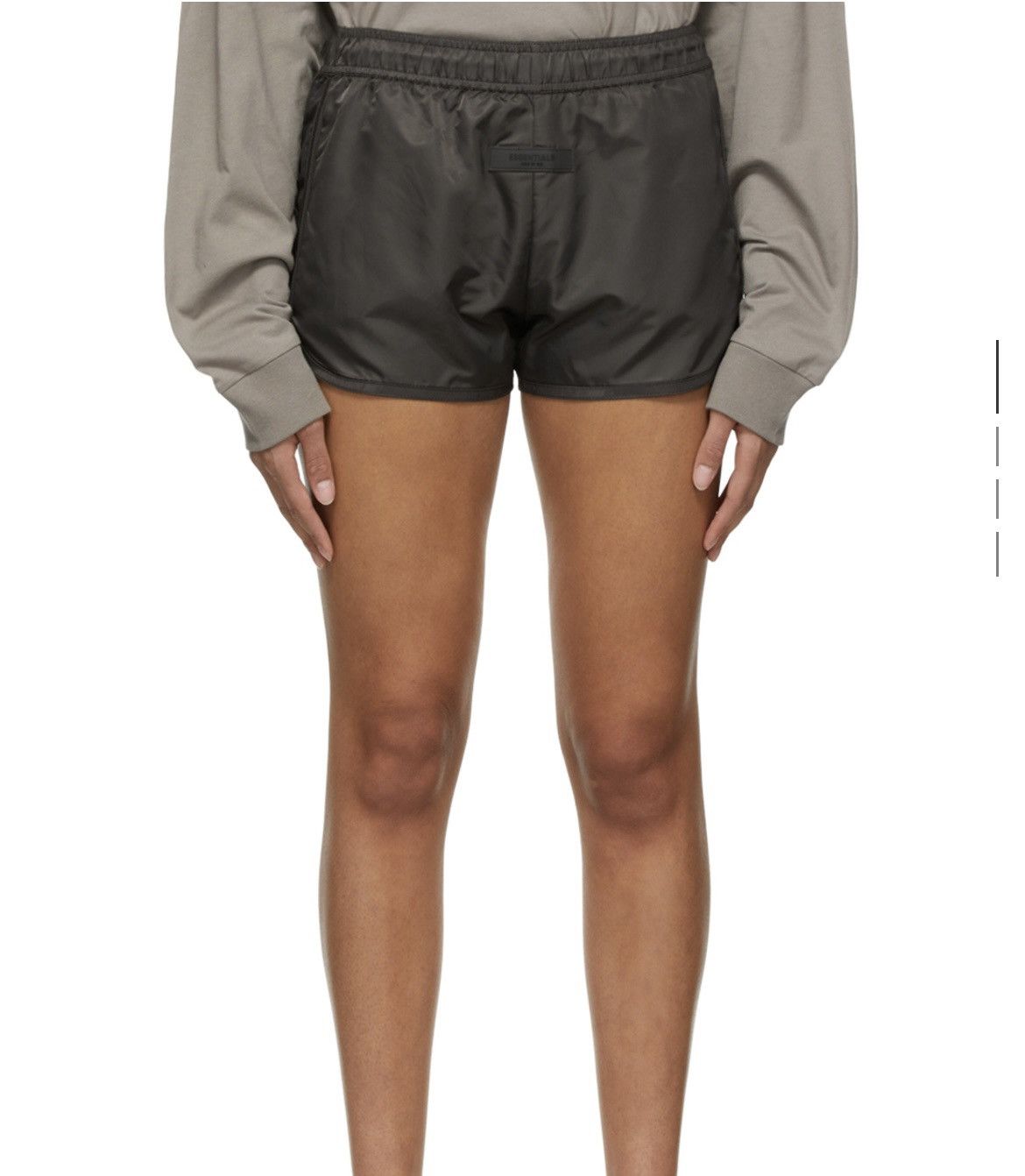 Essentials × Fear of God Fear of God essential women’s iron black running shorts Size 28" / US 6 / IT 42 - 5 Thumbnail