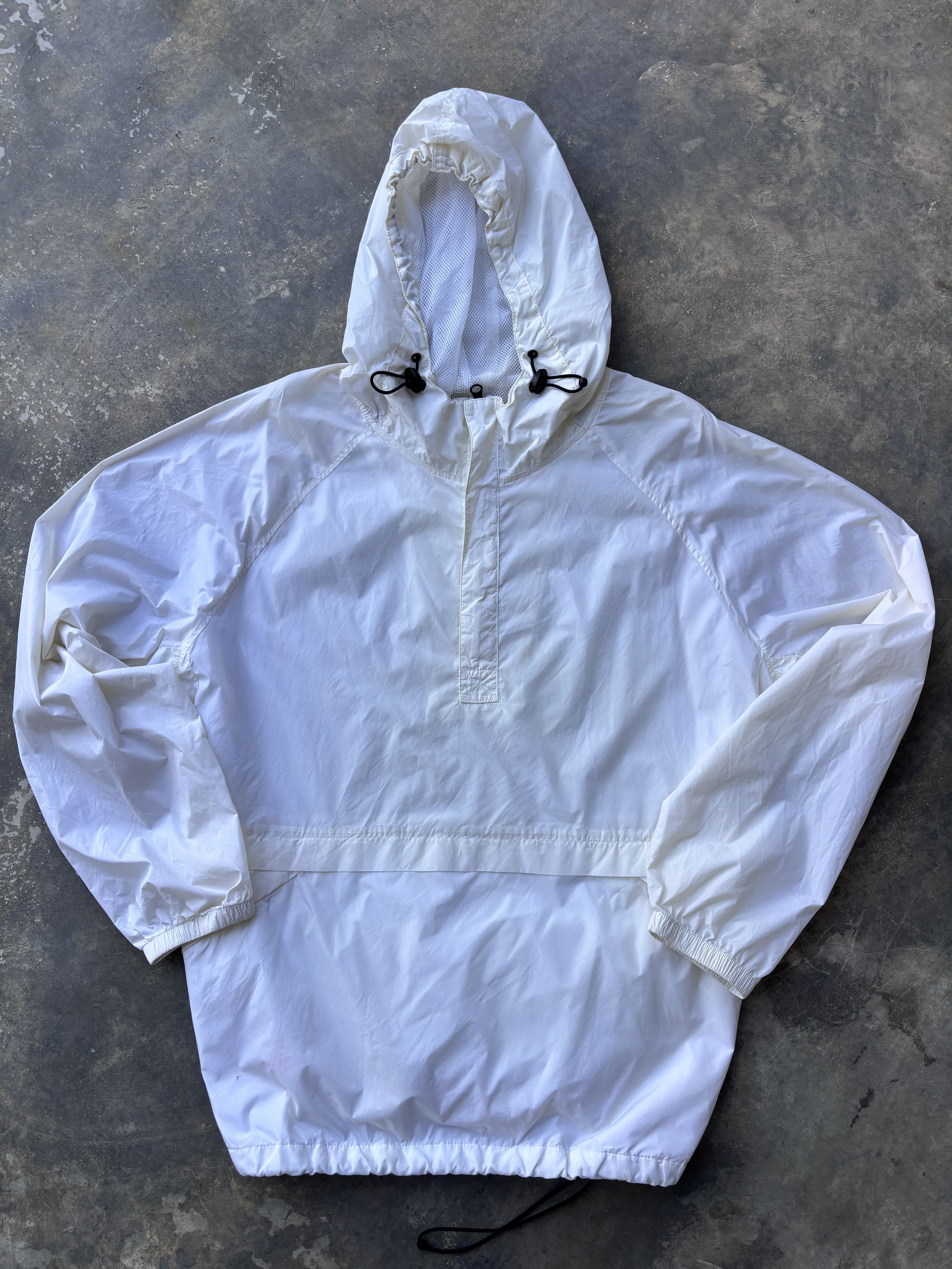 Old Navy Old Navy White Half Zipper Hoodie Streetwear Jacket Size US L / EU 52-54 / 3 - 1 Thumbnail