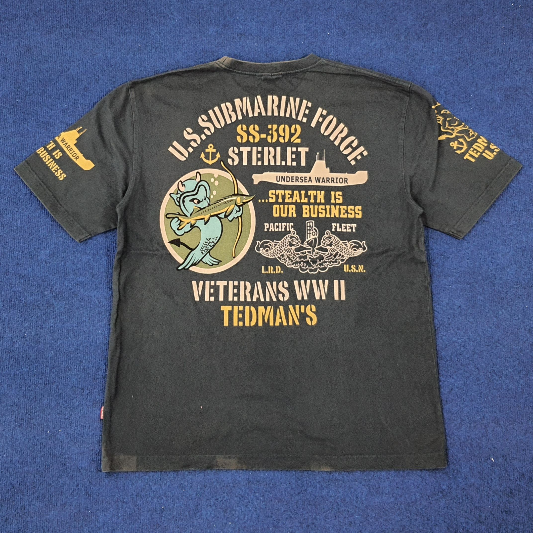Other Vintage Tedman Ted Company U.S SUBMARINE FORCE Tshirt Size US L / EU 52-54 / 3 - 1 Thumbnail