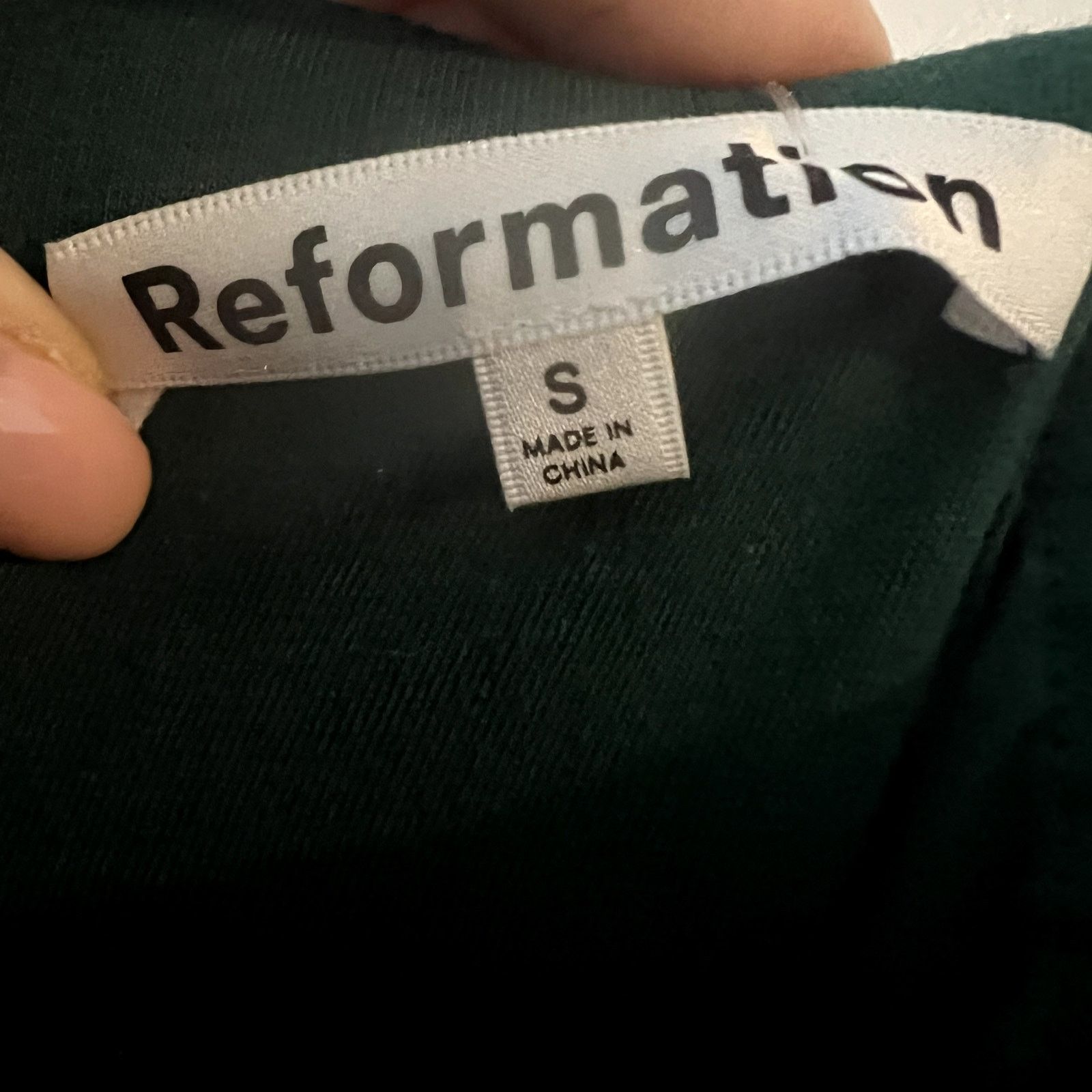 Reformation reformation beacon velvet dress emerald green size S C4 Size S / US 4 / IT 40 - 4 Thumbnail