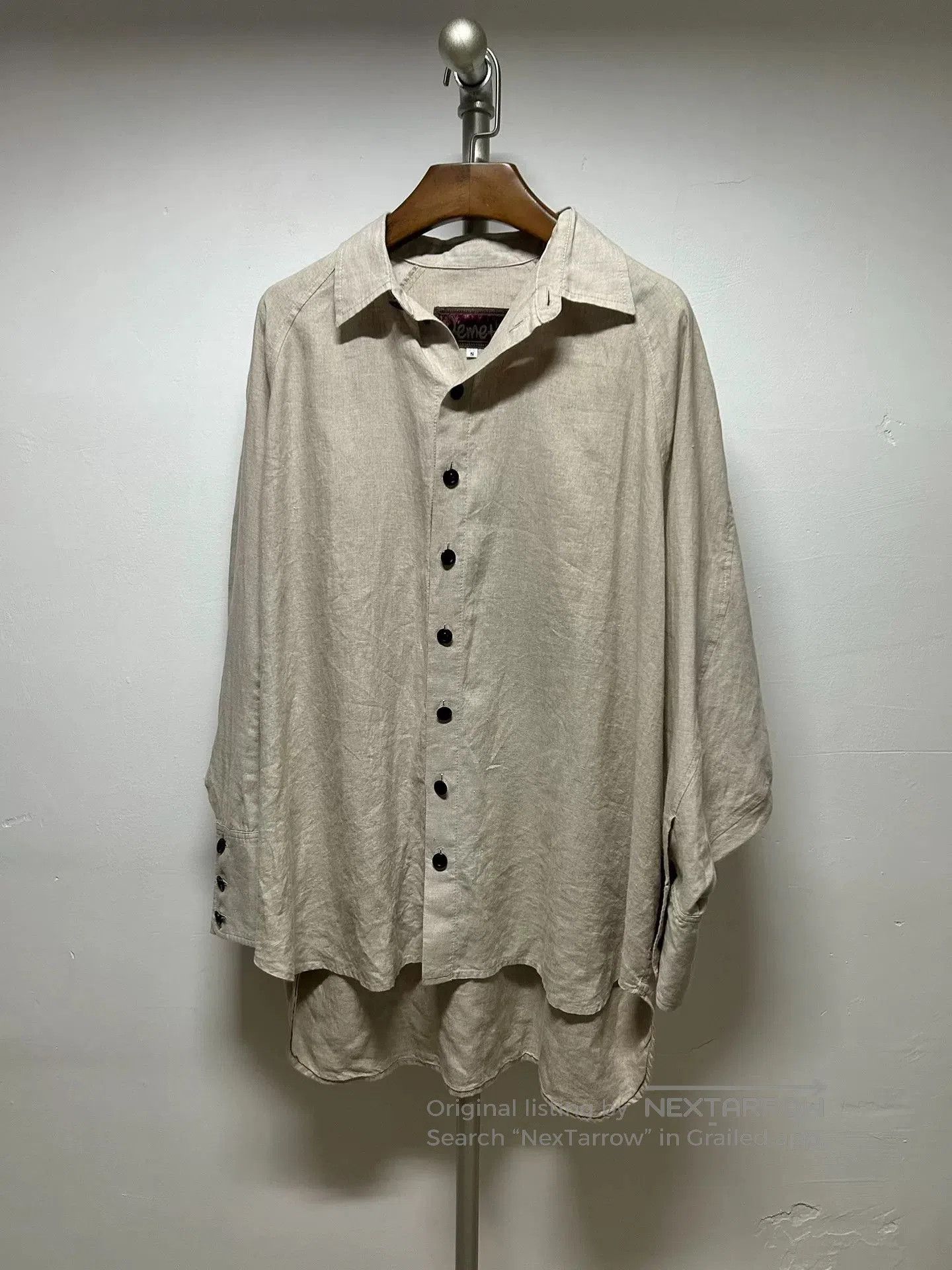 Christopher Nemeth Ne Rope Knot Linen Shirt. Size US S / EU 44-46 / 1 - 1 Thumbnail